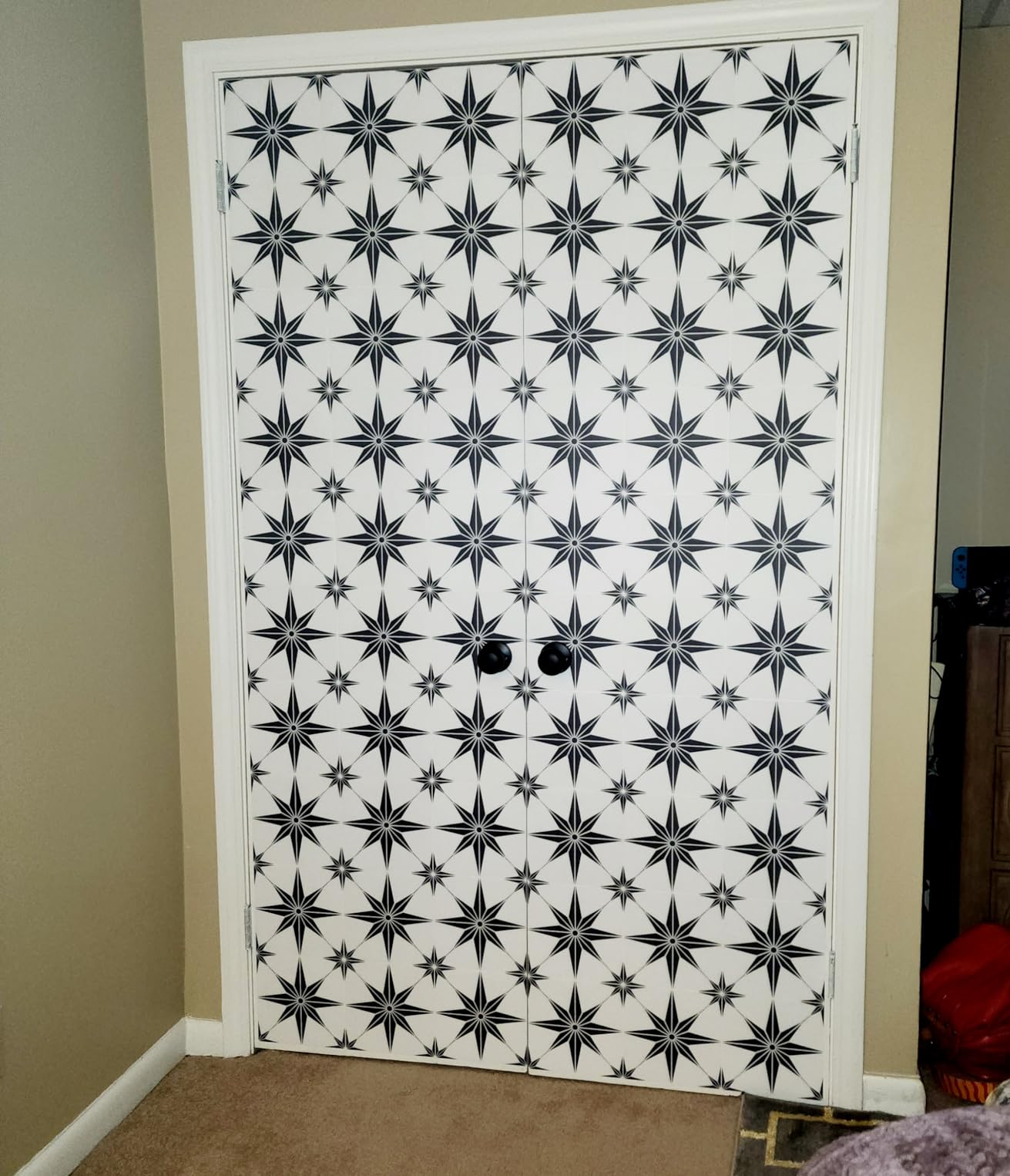 Peel & Stick Floor Tiles Self Adhesive Vinyl Flooring, 10 Sheets - 12