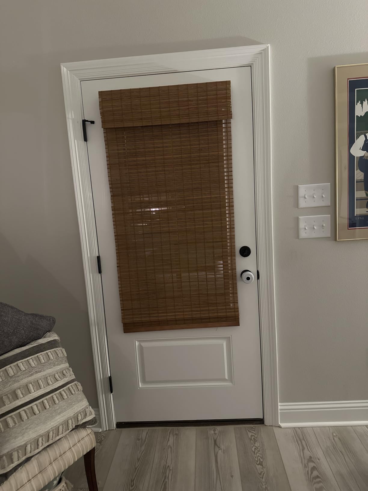 CHICOLOGY Cordless Bamboo Roman Shade, Light Filtering, Squirrel 23x48 customer photo 1
