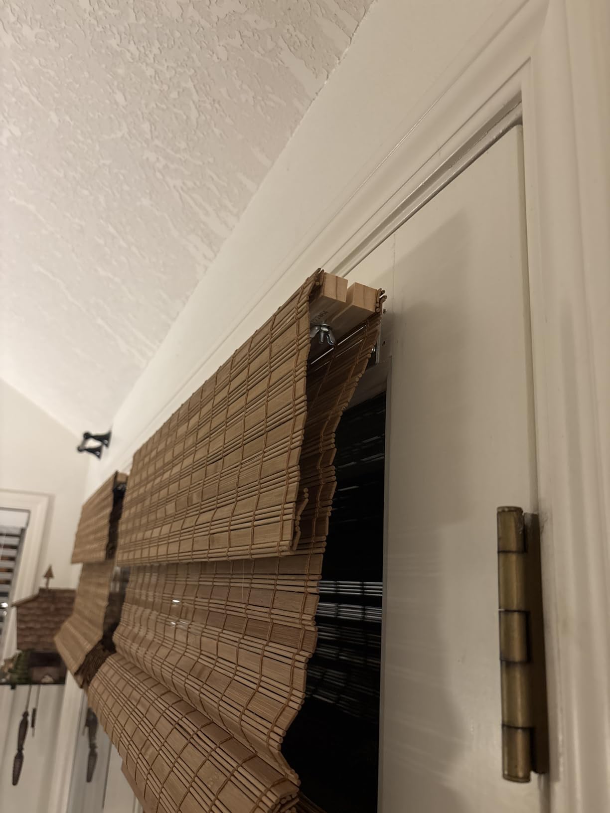 CHICOLOGY Cordless Bamboo Roman Shade, Light Filtering, Squirrel 23x48 customer photo 2