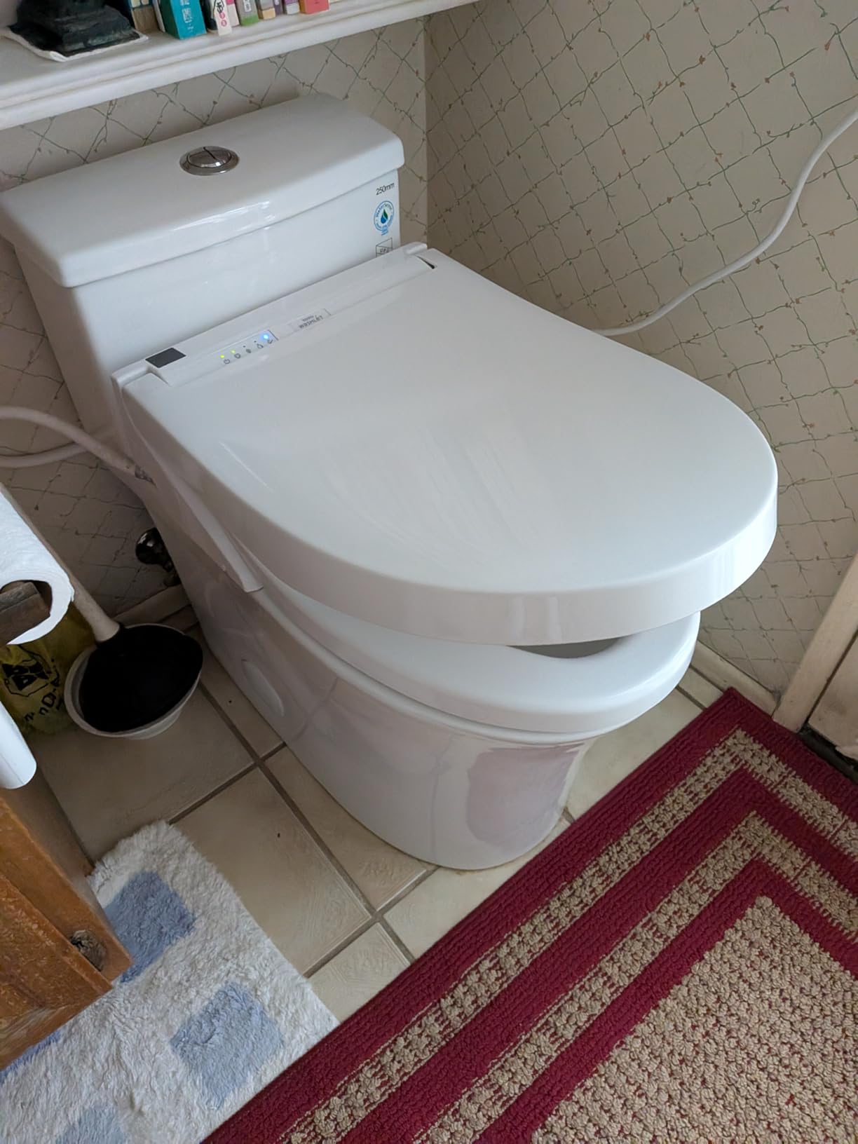 HOROW HR-ST076WD One Piece Toilet, Dual Flush, Compact Skirted Design customer photo 2