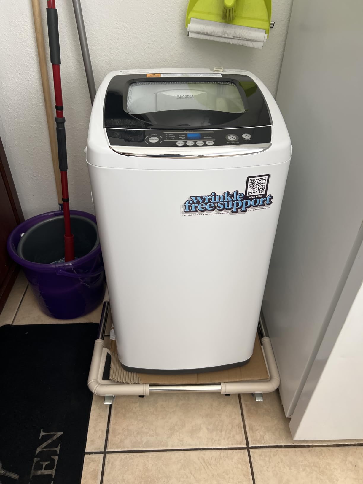 BLACK+DECKER 8.0 Cu. Ft. Electric Front Load Dryer with Steam, BFLD80ME customer photo 2