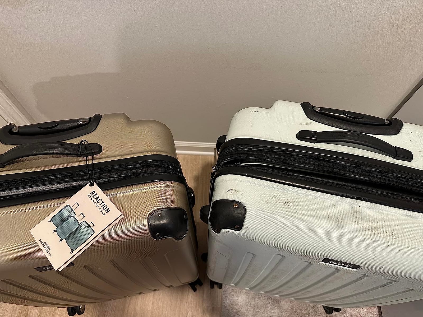 Kenneth Cole REACTION Renegade Luggage Expandable 8-Wheel Spinner Lightweight Hardside Suitcase, Periwinkle Blue, 24-Inch Checked customer photo 1