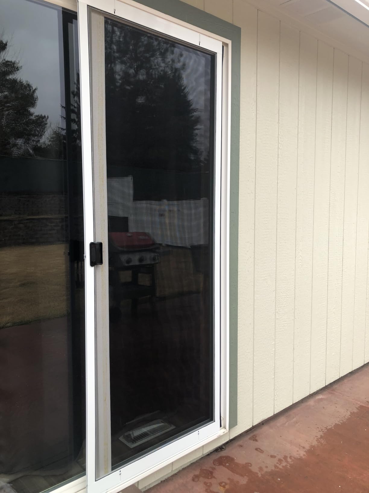 Guardian K.D. Standard Galv Steel Plus Aluminum Frame Sliding Screen Door Kit, (White, 36''x80'') Height Adjustable Upgraded Rust-Proof and Durable Mosquito Proof for Patio Backyard and Bedroom customer photo 2