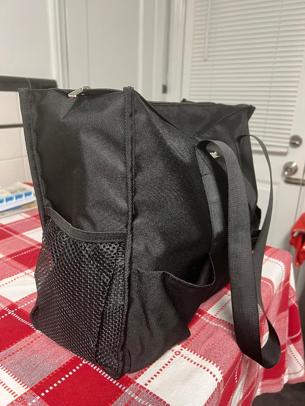 TOPDesign Utility Water Resistant Tote Bag with 13 Pockets, Zipper Closure customer photo 2