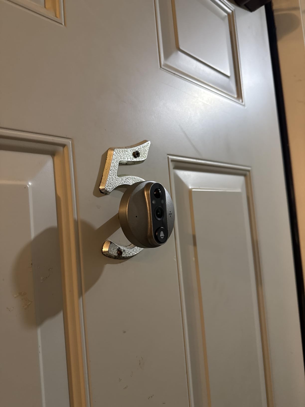 2K Video Peephole Doorbell Camera with 32GB Memory Card, Door Viewer with 4.3