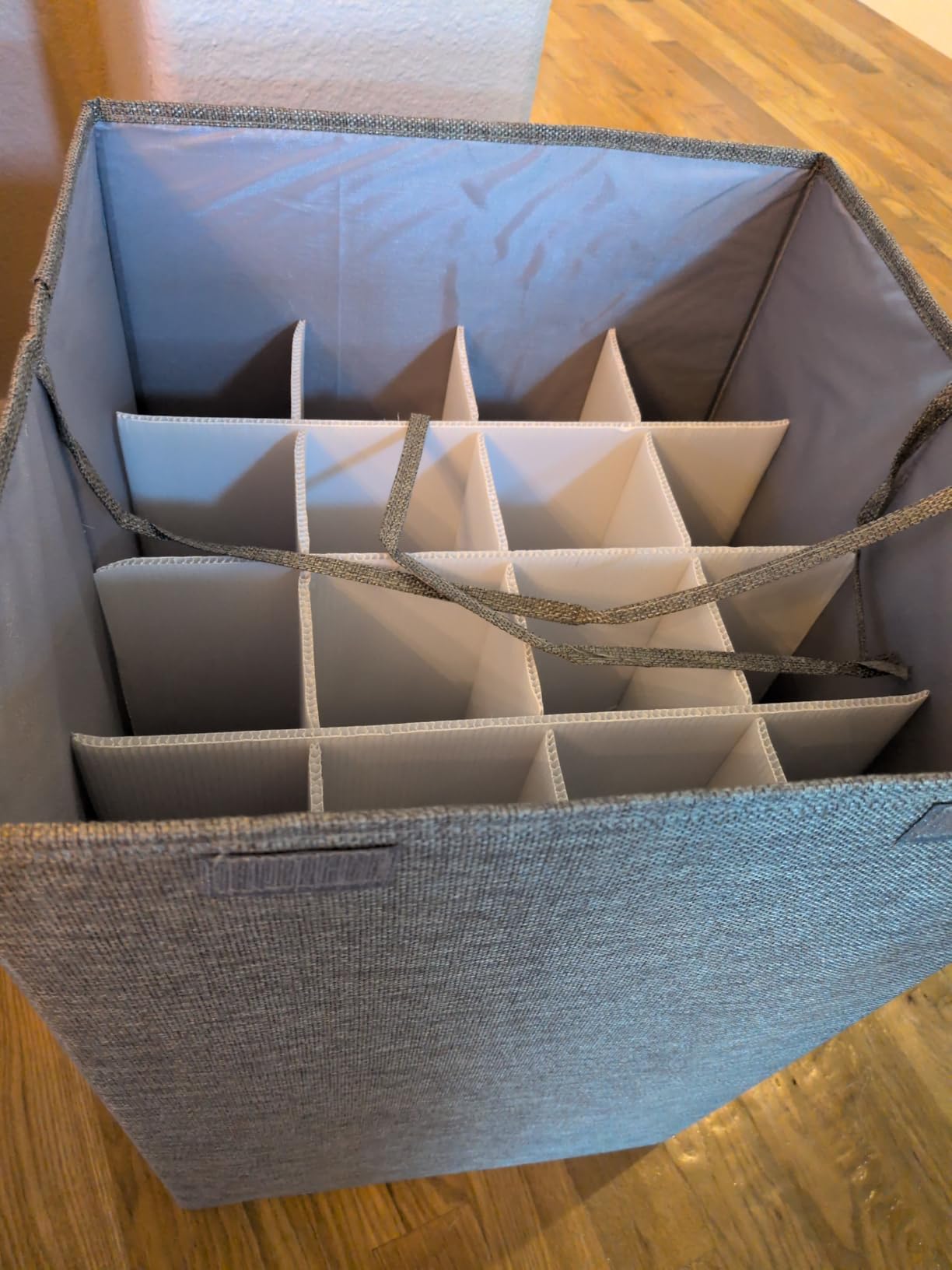 Yalikop 16 Slots Roll File Storage Organizer Poster Blueprint Holder Linen customer photo 1