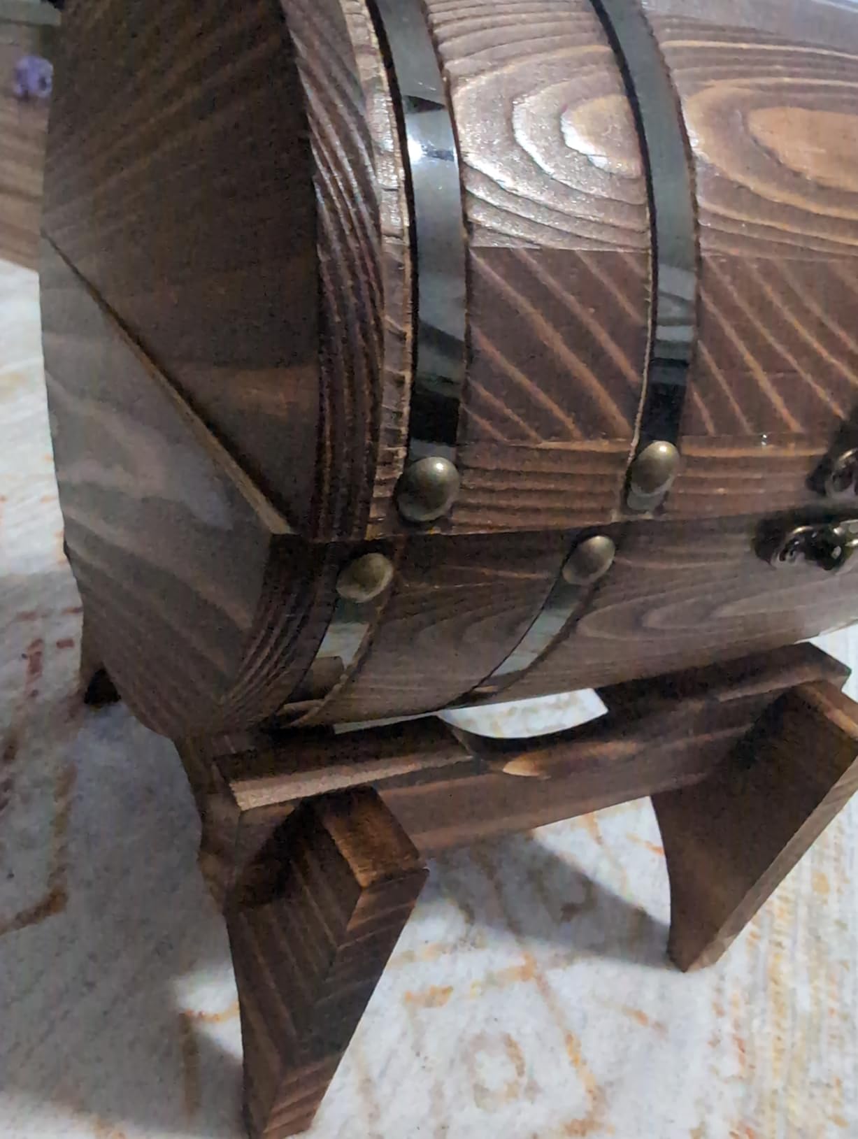 INSISART Whiskey Smoker Kit, Old fashioned Smoker Kit with Barrel,Charred customer photo 1