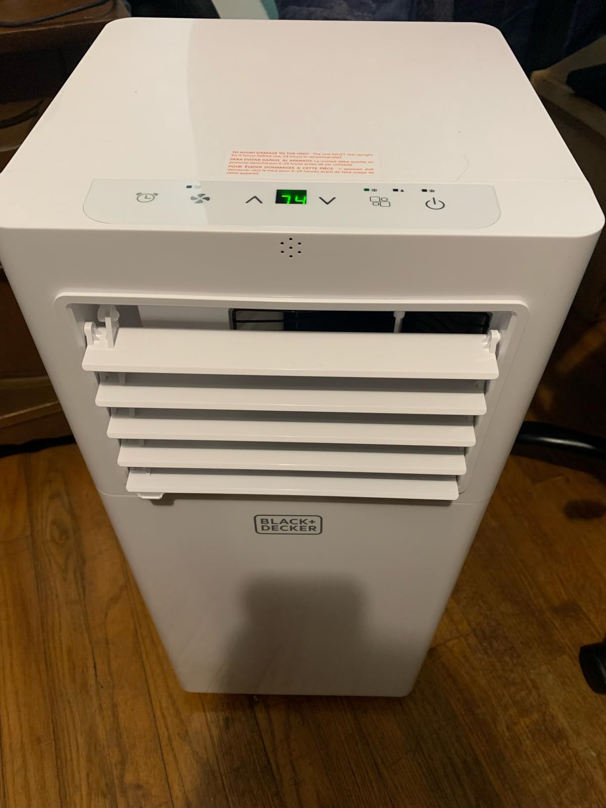 BLACK+DECKER Portable Air Conditioner, 8,500 BTU, BPACT05SM, White customer photo 1