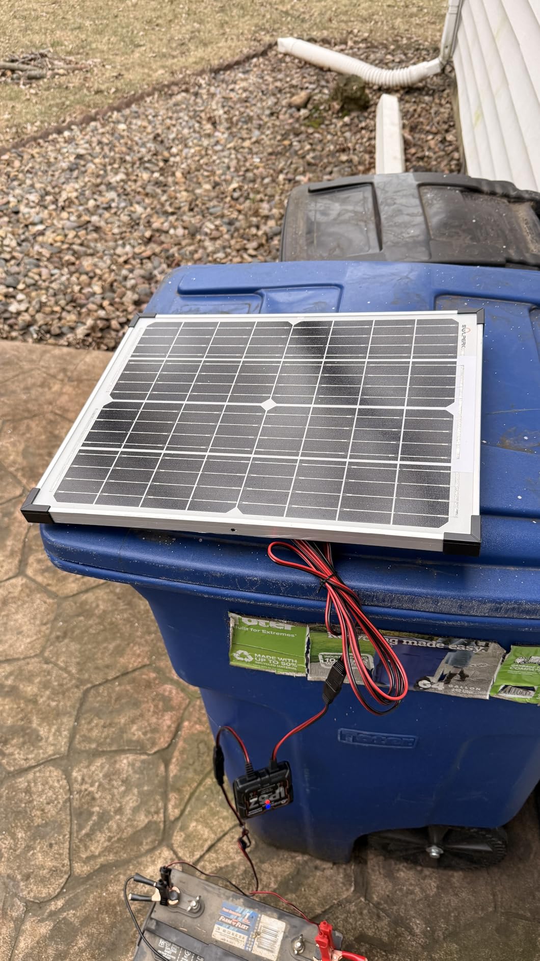 SOLPERK 30W12V Solar Battery Charger Battery Maintainer + MPPT Controller customer photo 1