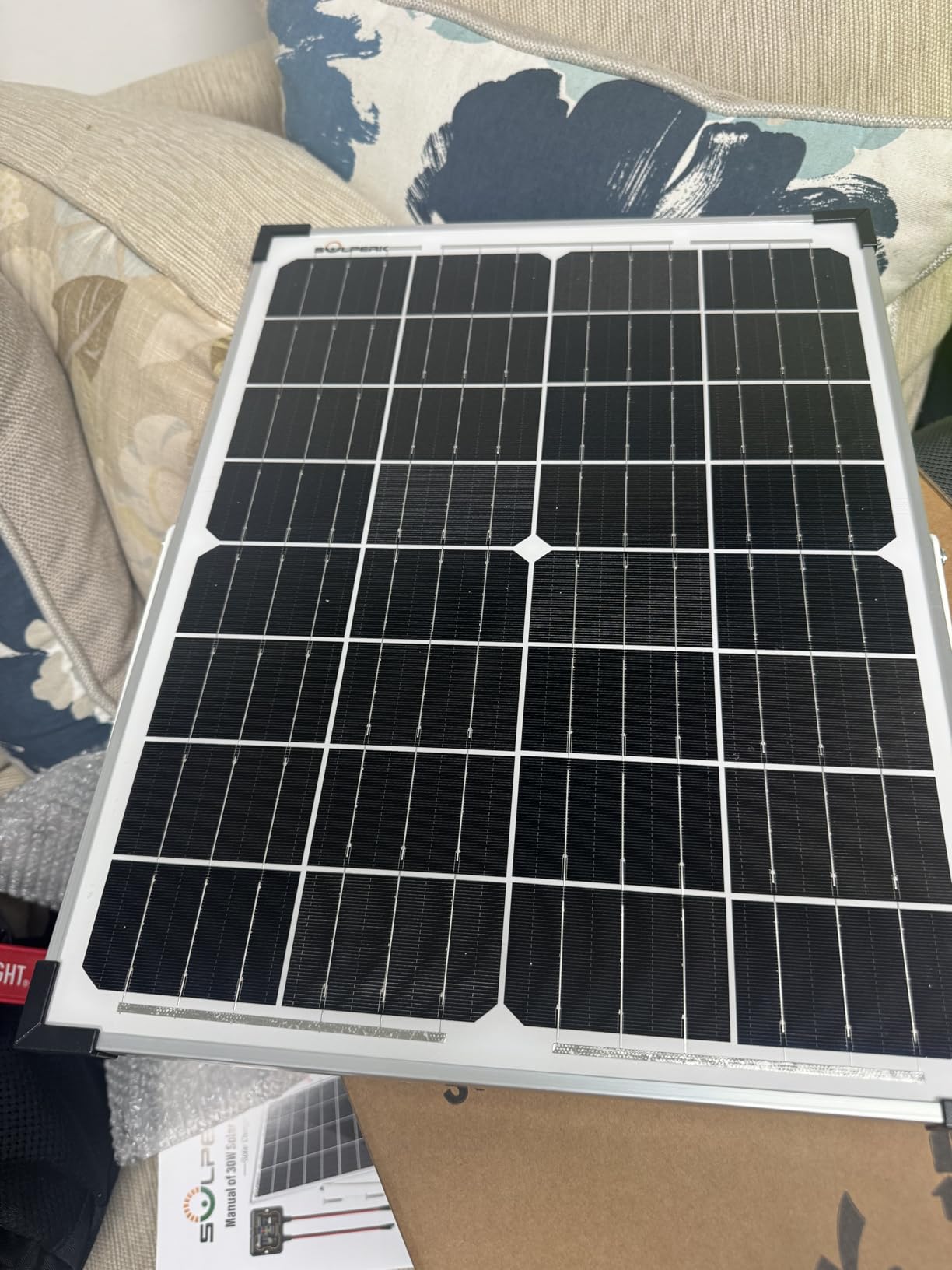 SOLPERK 30W12V Solar Battery Charger Battery Maintainer + MPPT Controller customer photo 2