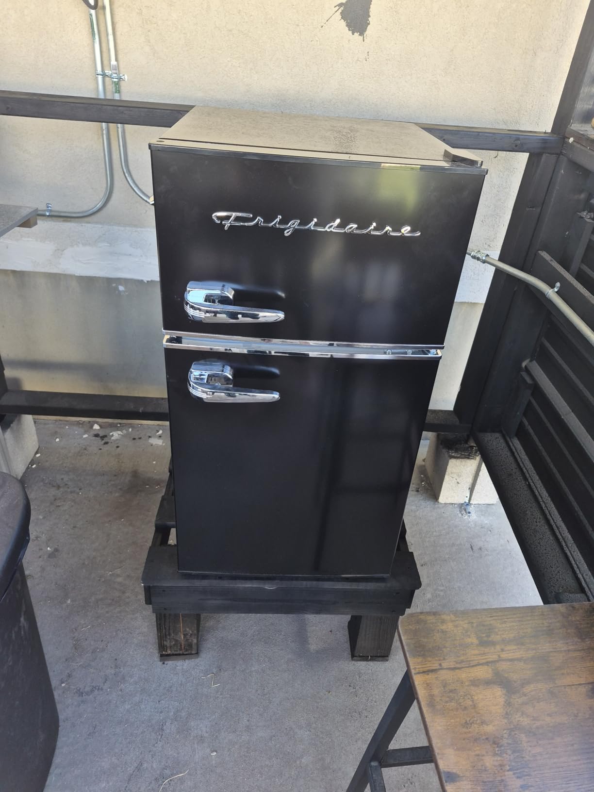 Frigidaire Compact Refrigerator with Top Freezer - 2 Door Fridge with 3.2 Cu Ft, Contemporary Series, Platinum customer photo 2