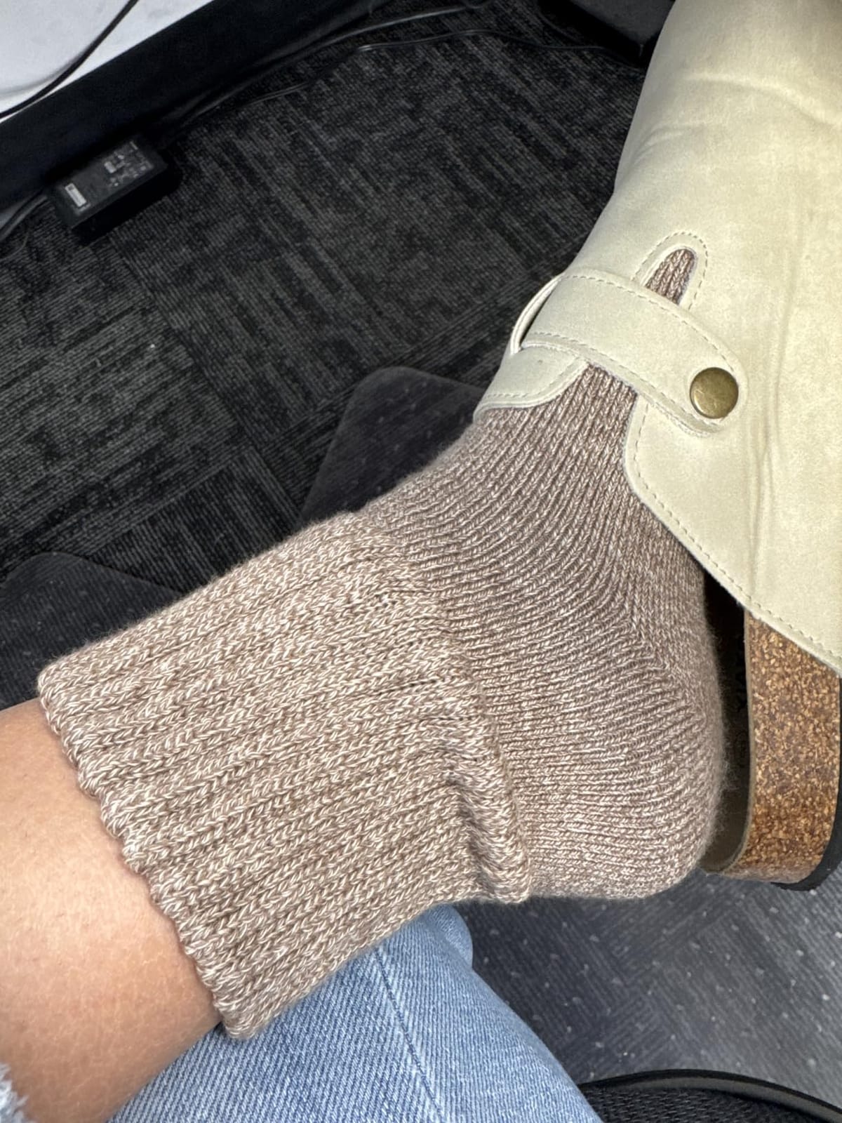CLOSEMATE Boot Socks for Women Thick Warm Winter Crew Socks 3 Pairs customer photo 2