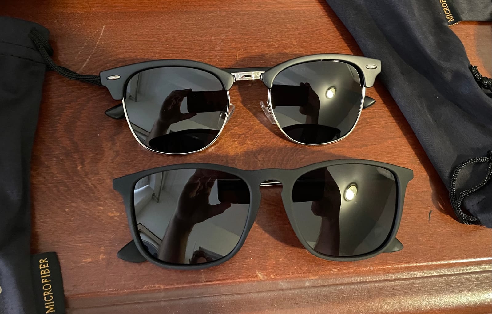 KALIYADI Night-Vision-Glasses Fit-Over-Glasses Wrap-Around Glasses: Anti Glare Night Driving Glasses for men women HD Lens customer photo 1