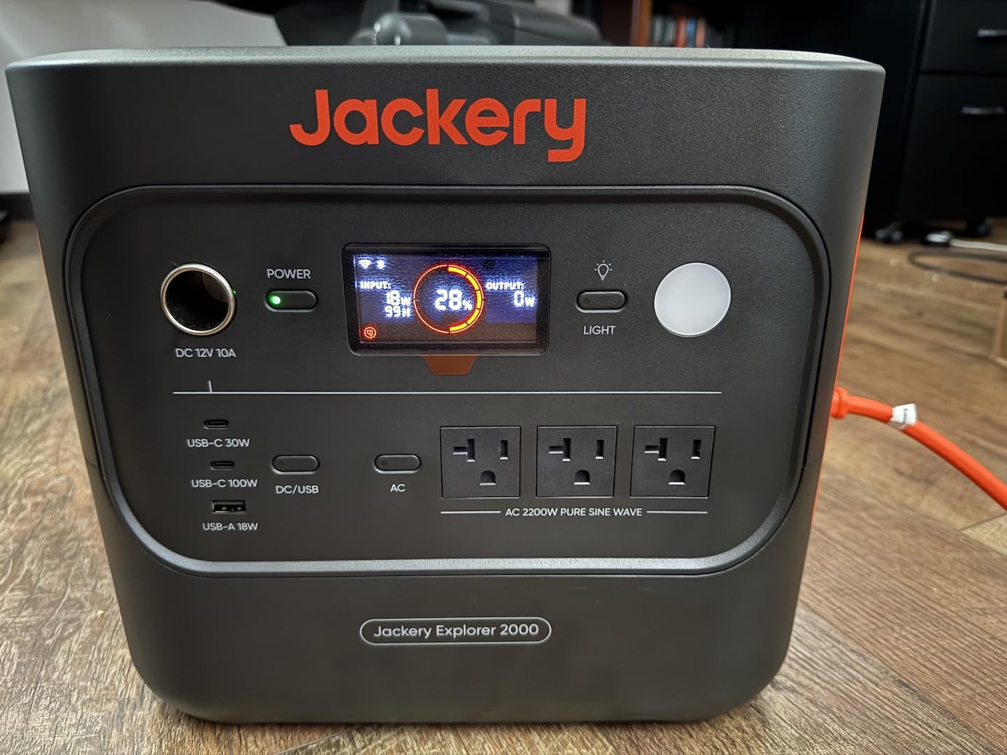Jackery Explorer 2000 v2 and 2x200W Solar Panels, 2042Wh, 2200W AC Output | LiFePO4 Battery, 20ms UPS, USB-C PD 100W Fast Charging, Solar Generator for Power Outages, Emergencies, Camping customer photo 1