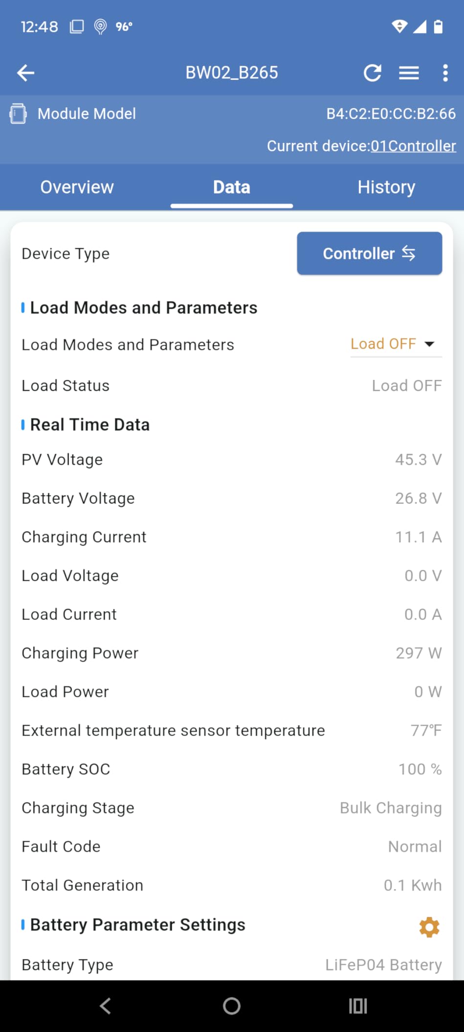 ECO-WORTHY 60A MPPT Solar Charge Controller with Bluetooth & WiFi customer photo 1