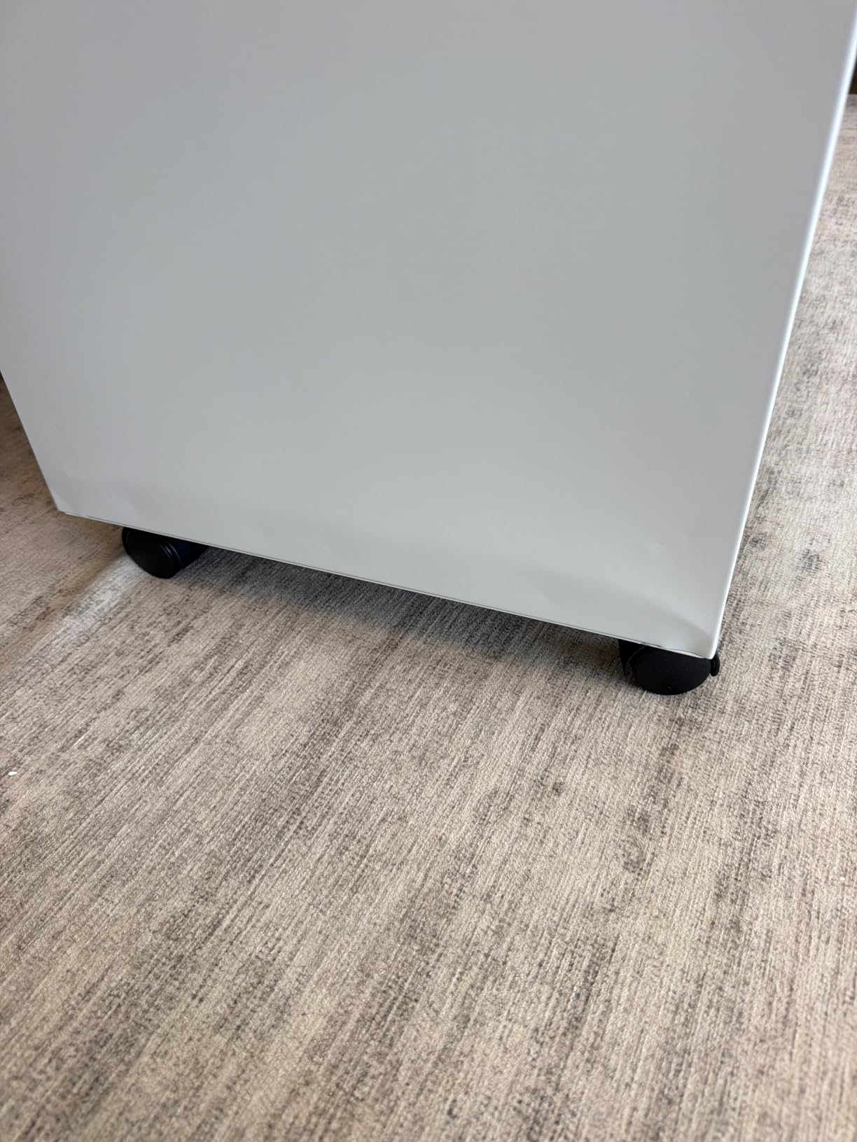 MIIIKO 5 Drawer Storage Cabinet with Door and Shelf, Mobile Lateral Cabinet on Wheels, Office Small Organizer Printer Stand, White File Cabinets customer photo 2