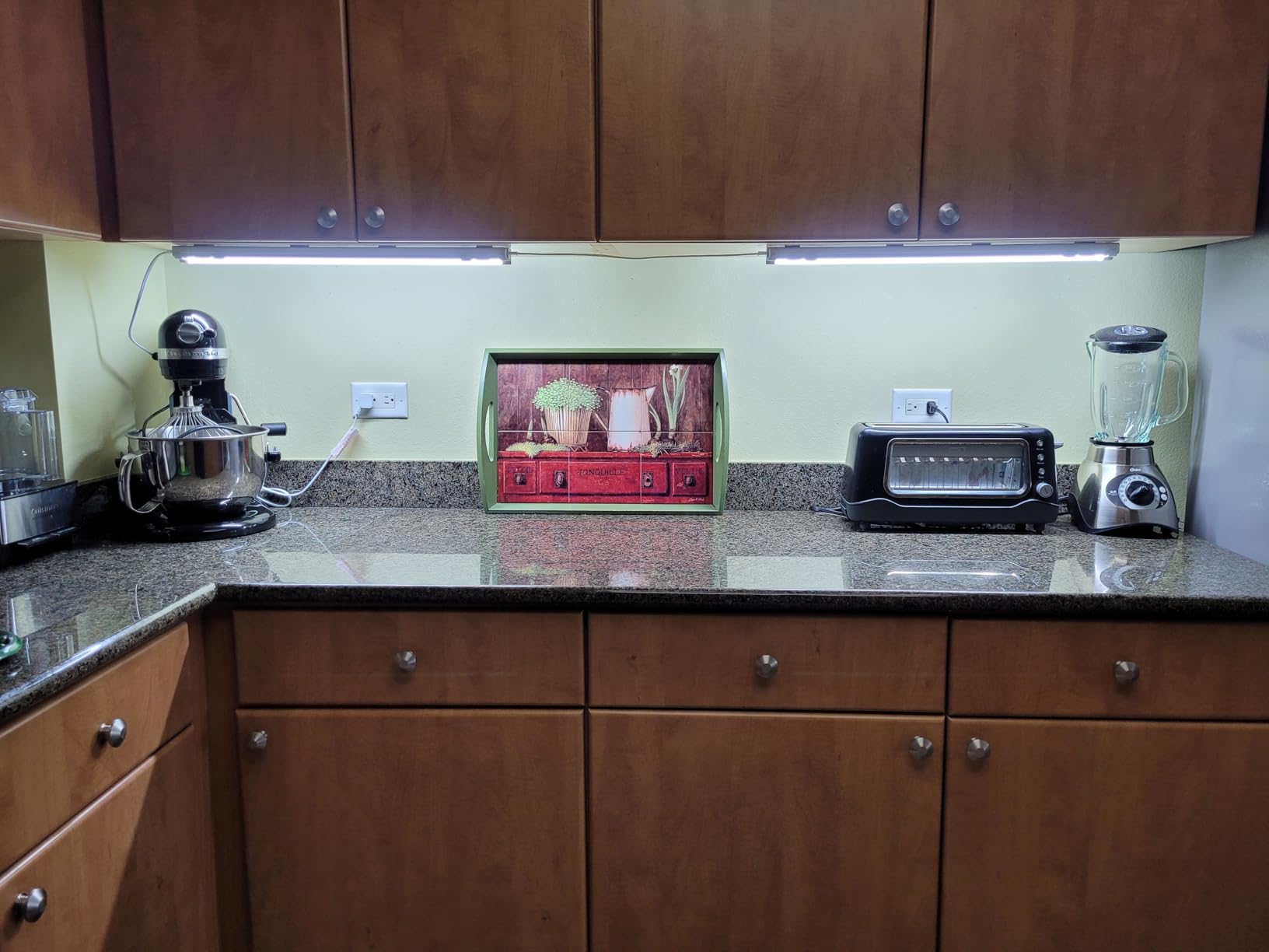 Enbrighten 24 Inch Plug in Under Cabinet Light with 5 Color Temperatures | Dimmable 1561 Lumens, Soft White to Daylight Lighting, One-Touch Sync Linkable Under Cabinet Lighting for Kitchen, ETL Listed customer photo 1