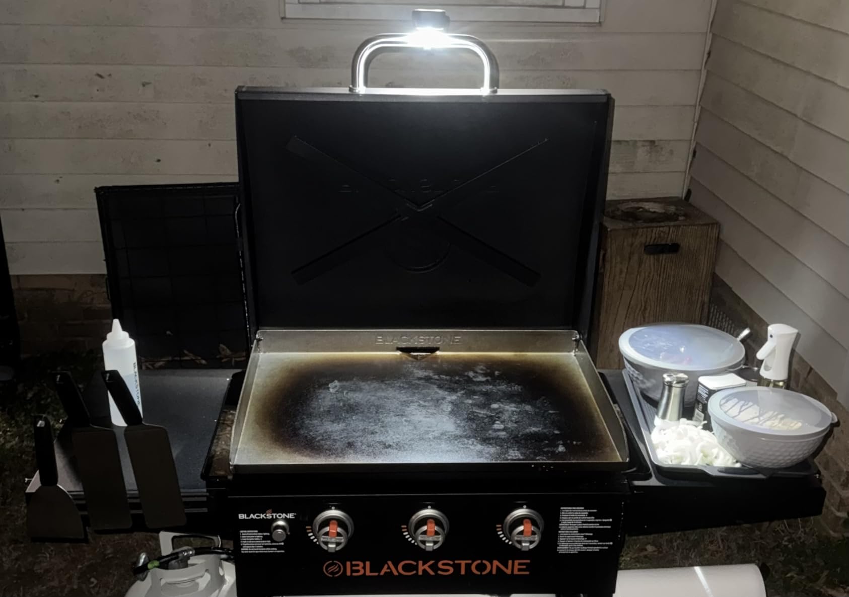 Grill Light Designed for Blackstone Griddle & Weber Grill, Automatic On/Off BBQ Light, Blackstone Griddle Accessories, LED BBQ Grilling Accessories for Outdoor Grill, Gifts for Men Dad Husband customer photo 1