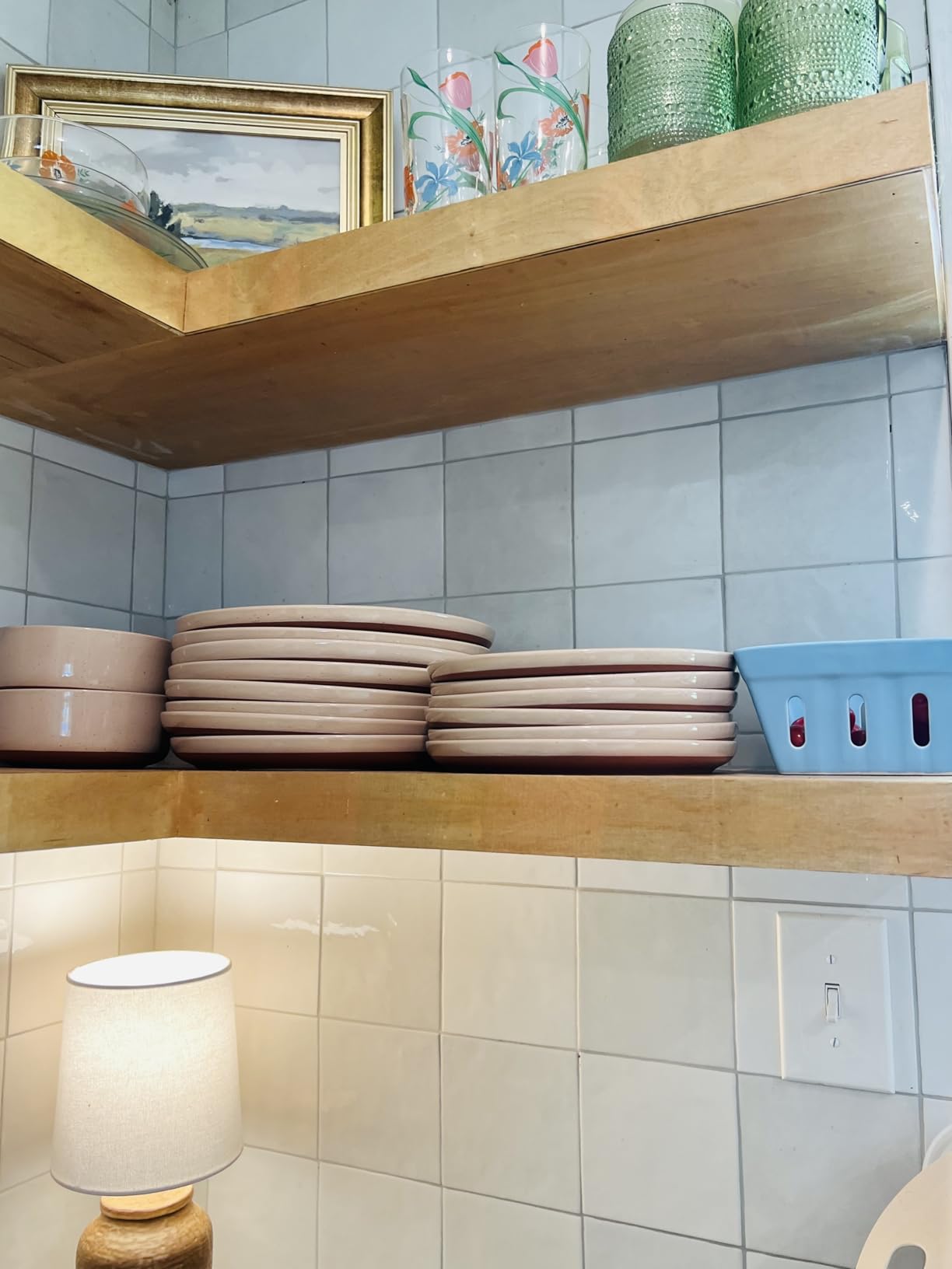 MALACASA Plates and Bowls Sets, 12 Pieces Modern Stoneware Dinnerware Set for 4 Kitchen Dinner Set Ceramic Dishware Dishes Set Microwave and Dishwasher Safe, White, Series TARA customer photo 1