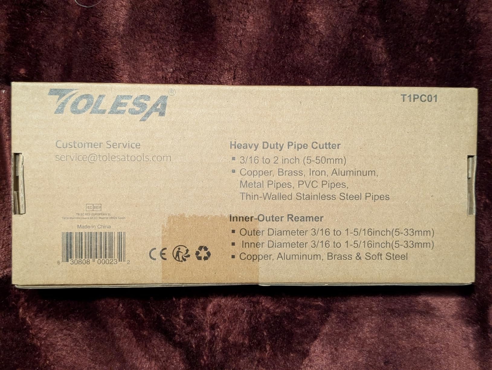 TOLESA Pipe Cutter Tool Heavy Duty 1/8''-2'' with Deburring Reaming Tool customer photo 2