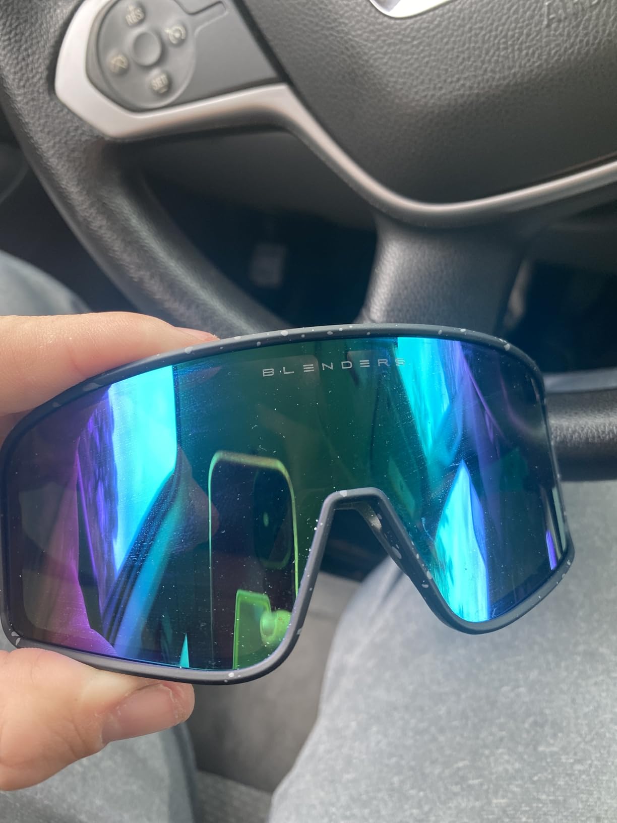 Blenders Eyewear Eclipse – Polarized Sunglasses – Wrap-Around Lens – 100% UV Protection – For Men & Women customer photo 2