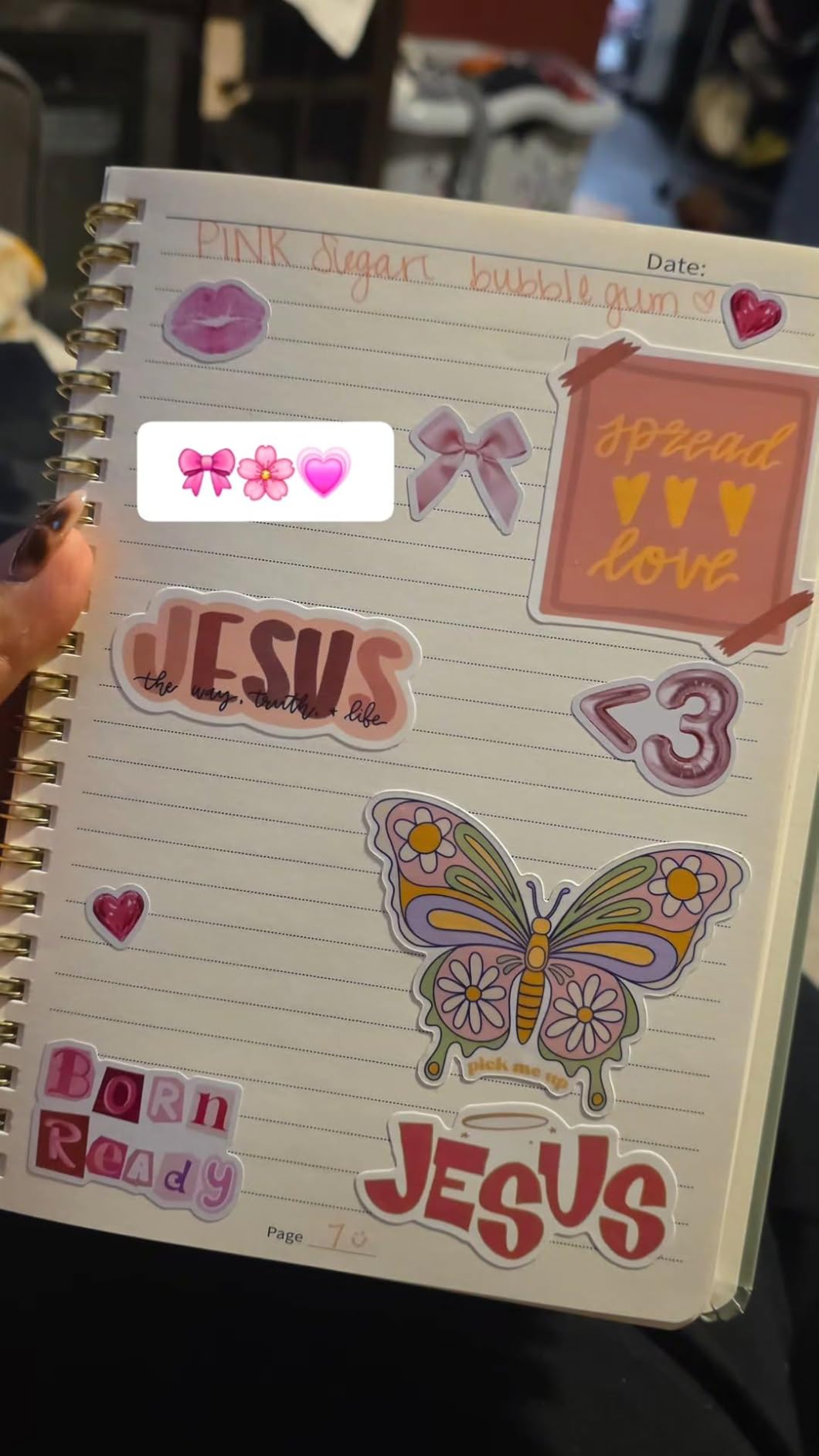 Taja Grid Spiral Notebook for Work, 5.7