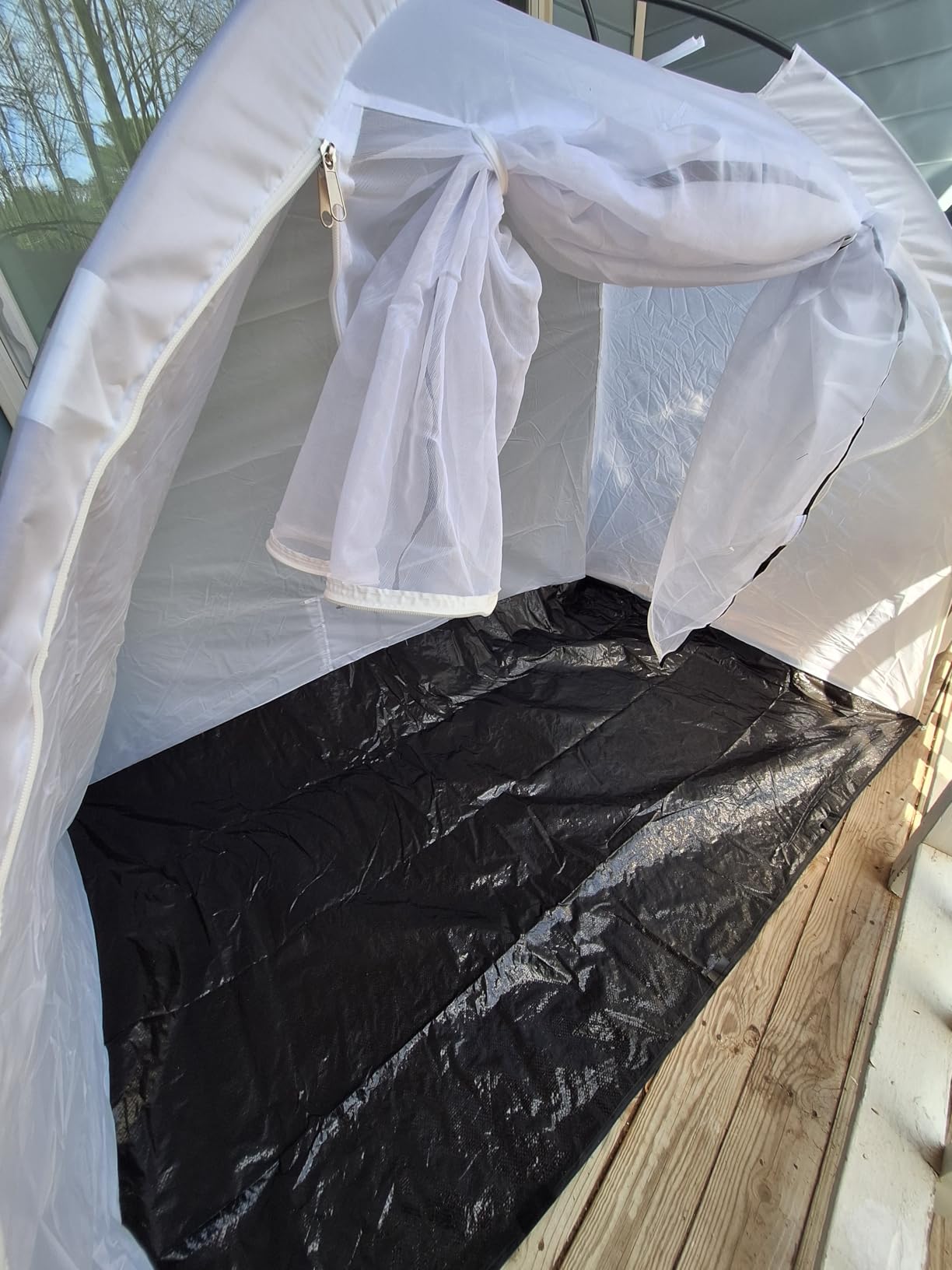 Extra Large Spray Paint Tent 10x8x6.6ft for Furniture DIY customer photo 2