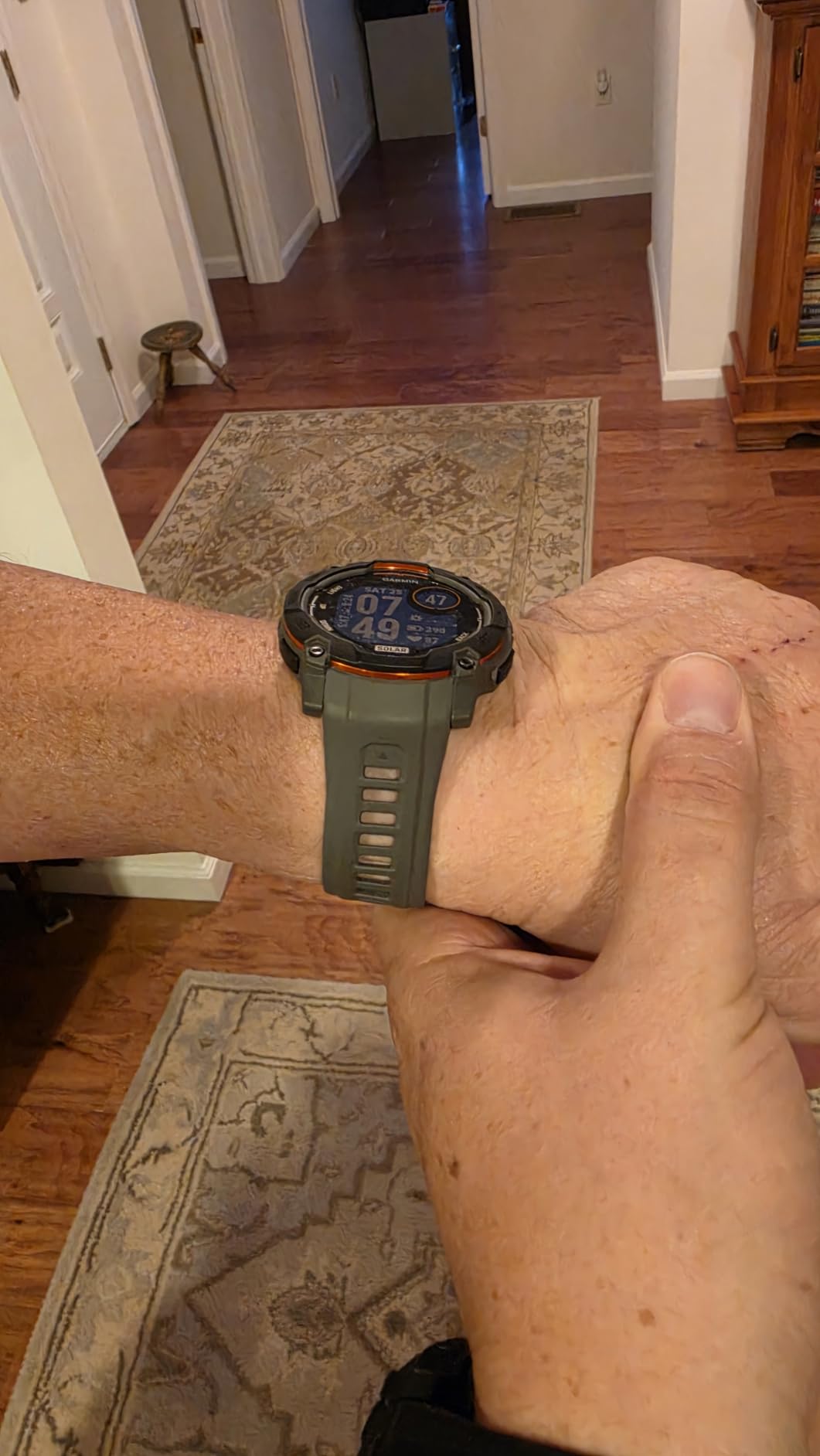 Garmin Instinct® 3 Solar, Rugged GPS Smartwatch, 50mm, Charcoal customer photo 1