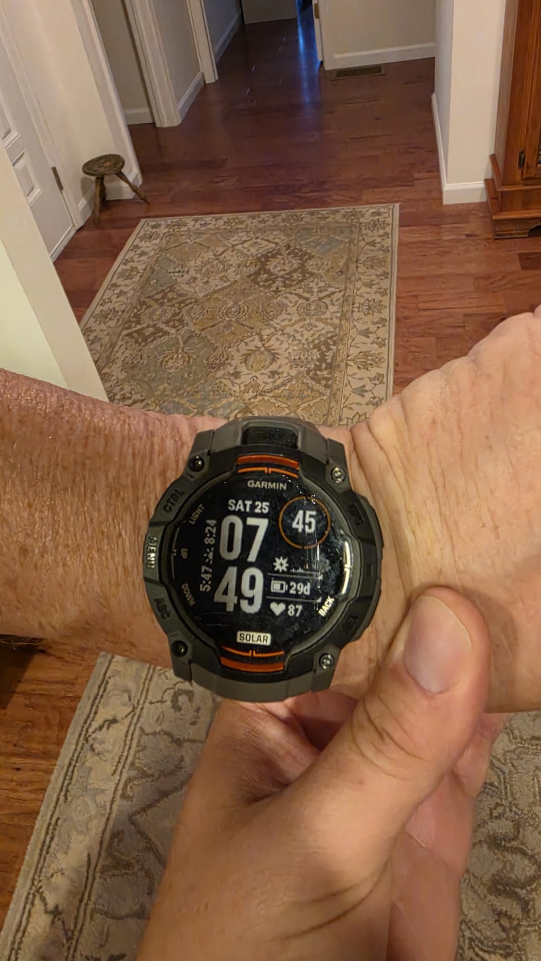 Garmin Instinct® 3 Solar, Rugged GPS Smartwatch, 50mm, Charcoal customer photo 2