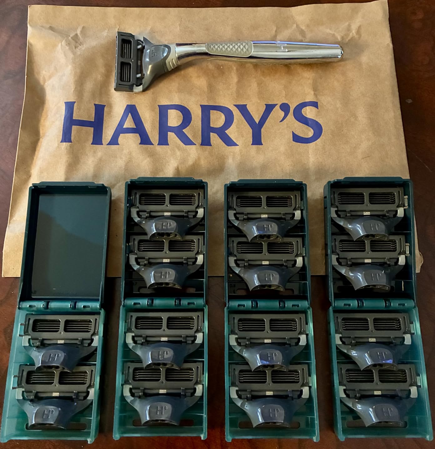 Harry's Original Shaving Kit for Men - 6 Razor Blade Refills, Shave Gel customer photo 1