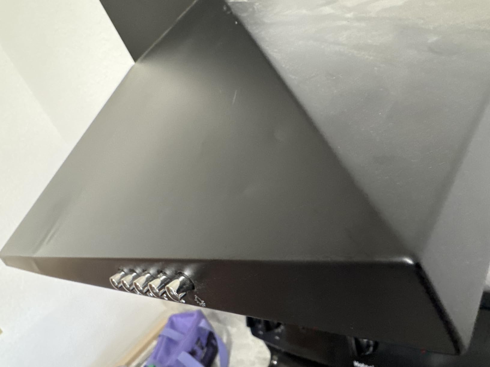 SNDOAS 36 Inch Range Hood, 450CFM Wall Mount Stainless Steel Kitchen Vent Hood - 3-Speed Exhaust Fan, Ducted/Ductless Convertible, Chimney-Style Stove Hood, LED Light & Push Button Control customer photo 1