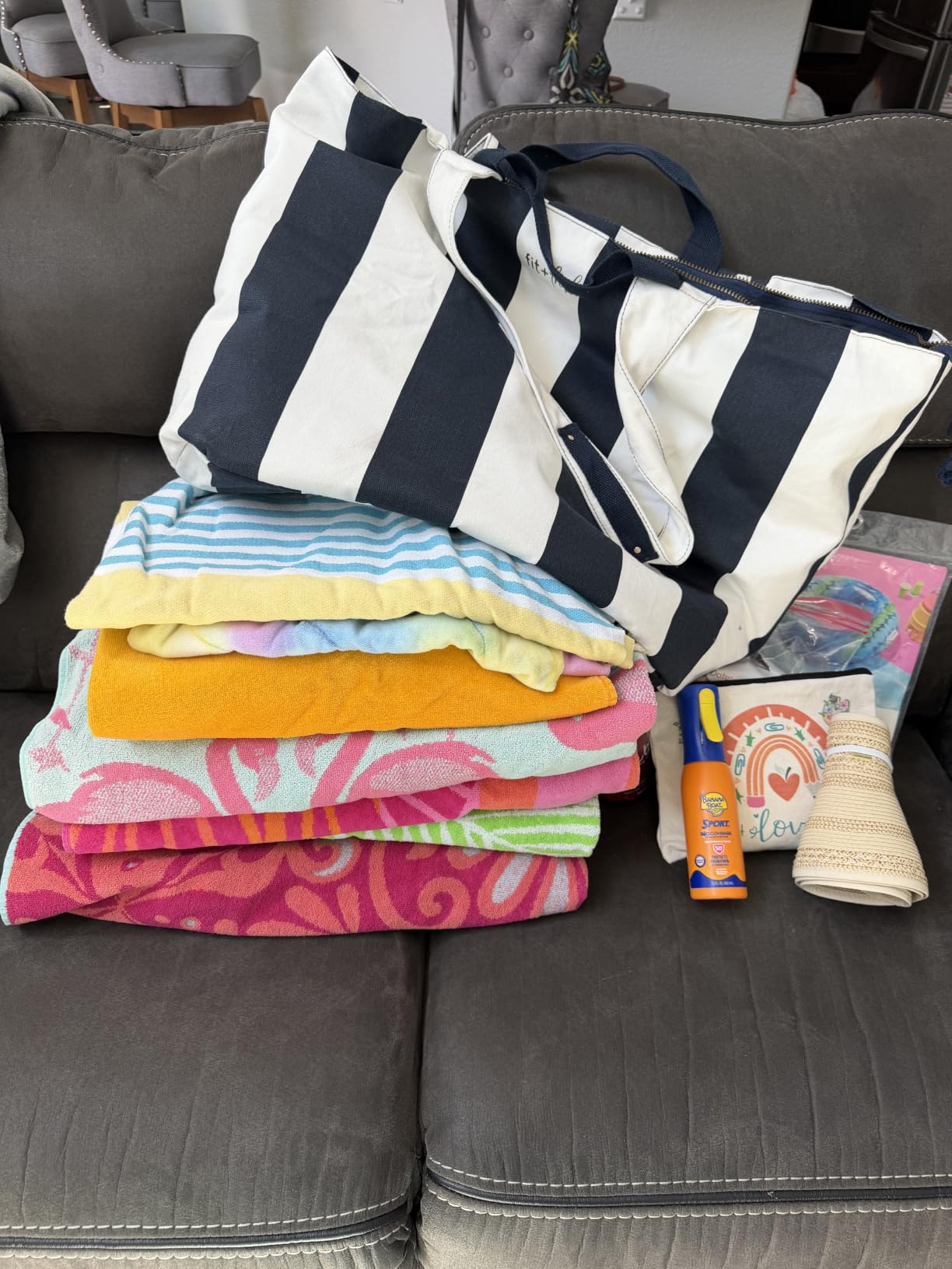 Fit & Fresh All The Things XL Beach Bag for Women, Oversized Travel Tote customer photo 1