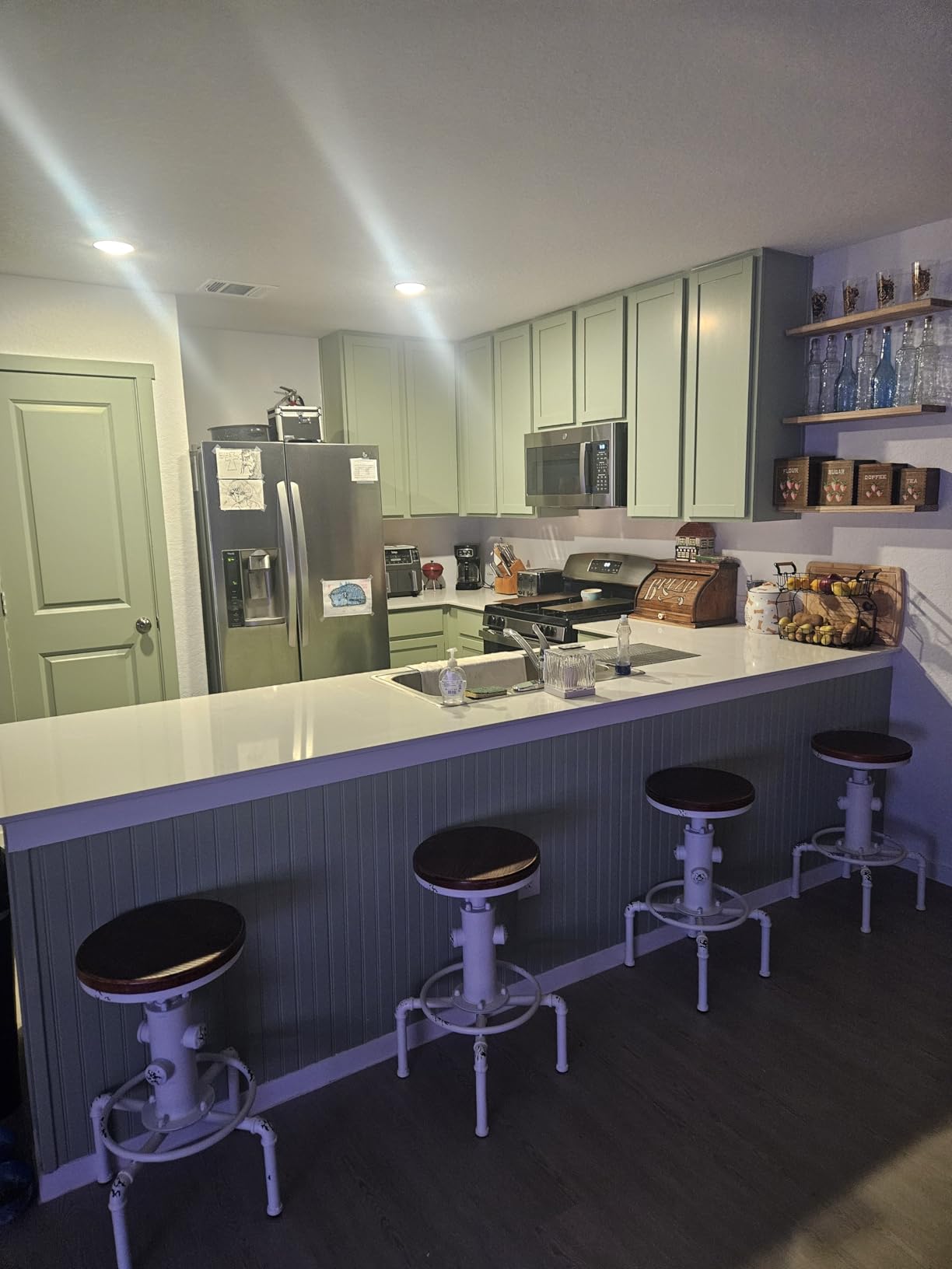 Primed Beadboard Wainscoting Panels - 32” Tongue & Groove Pine Planks customer photo 1