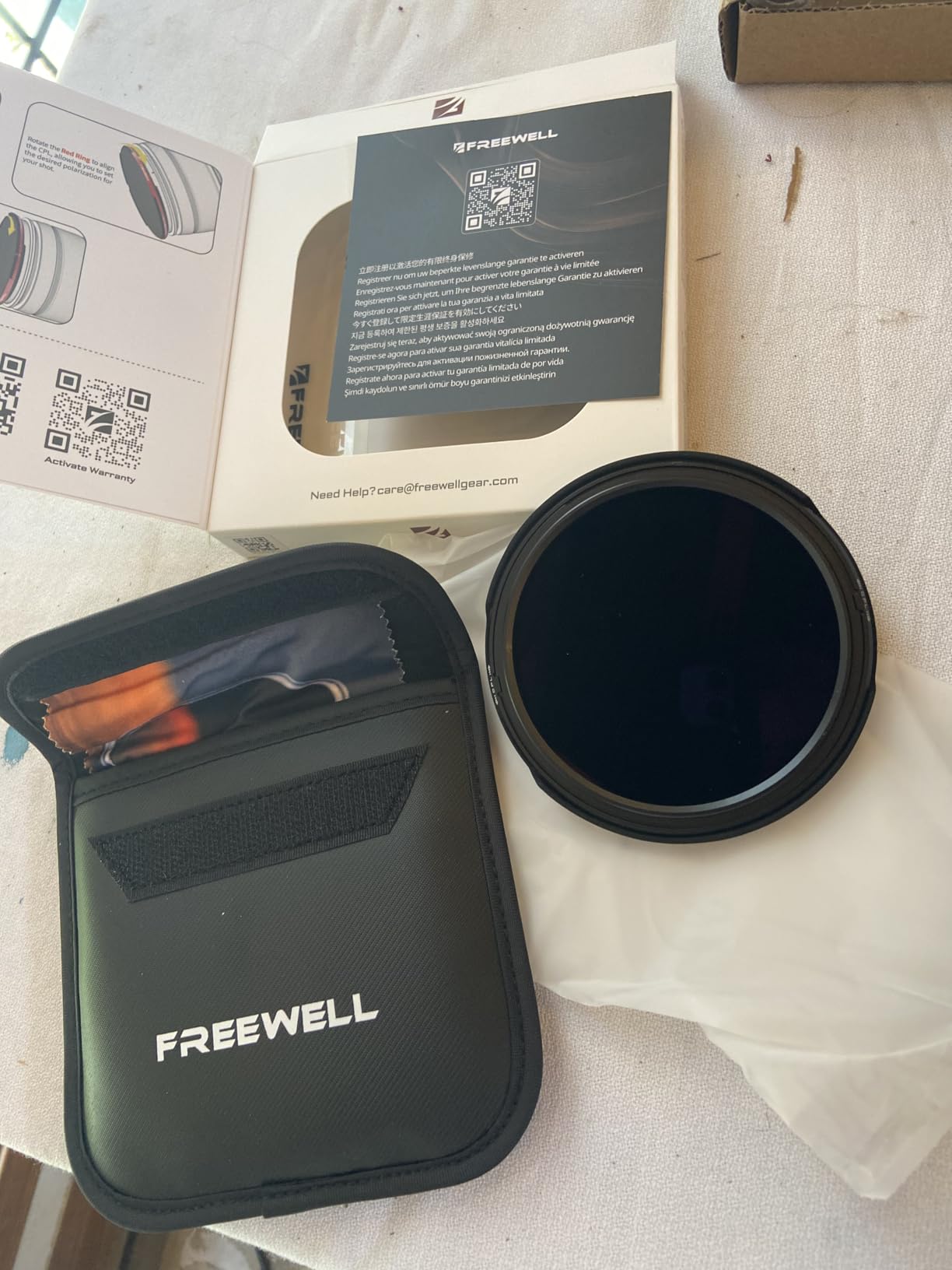 Freewell 67mm Threaded Hybrid Variable ND/CPL Filter 3 to 7 Stop customer photo 1