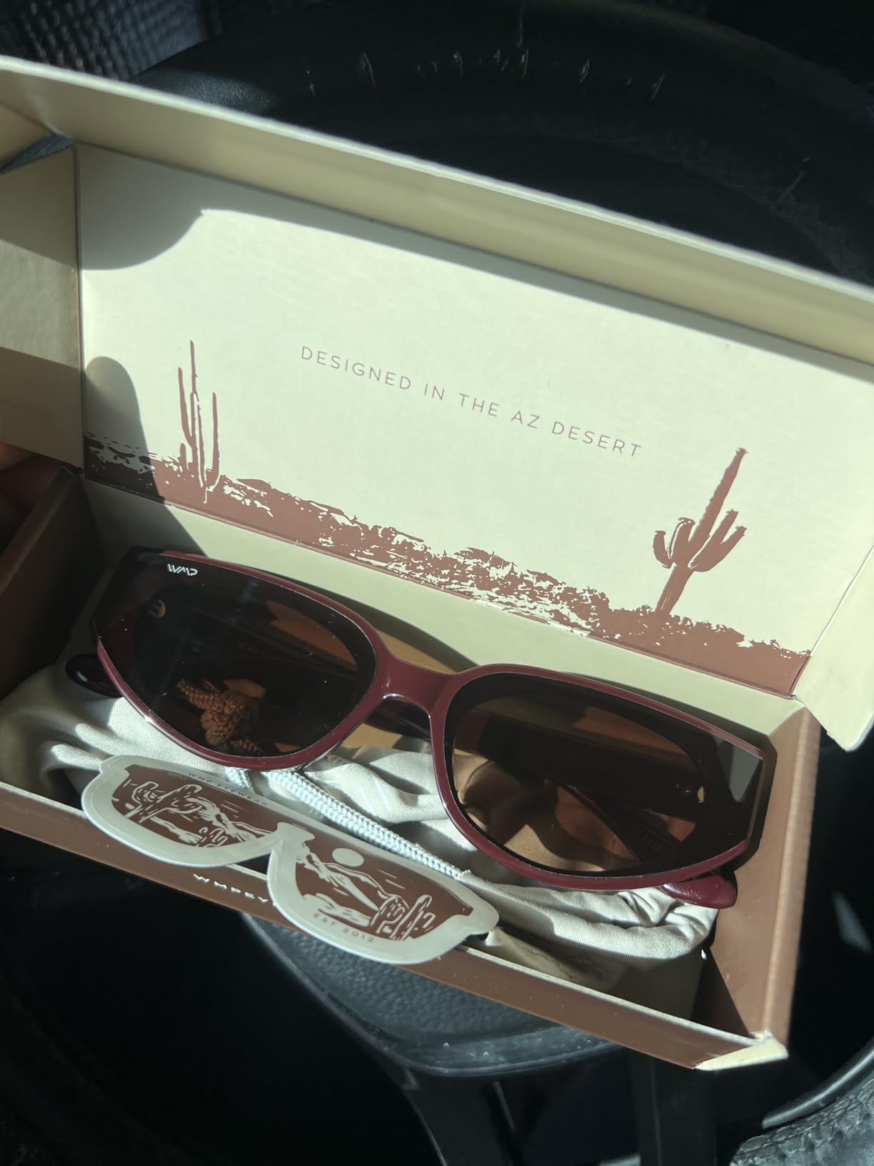 WearMe Pro Astra Women's Sunglasses, Cat Eye Frame, Anti-Reflective Lenses customer photo 2