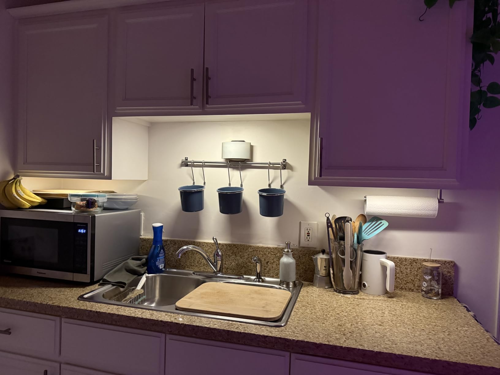 Gritin 10.2inch Under Cabinet Lighting Rechargeable 2 Pack | 3 Color Temps & 5 Brightness, Super Bright, 4 Modes, Motion Sensor, Long Lasting - Easy Installation Magnetic Under Closet Lights customer photo 1