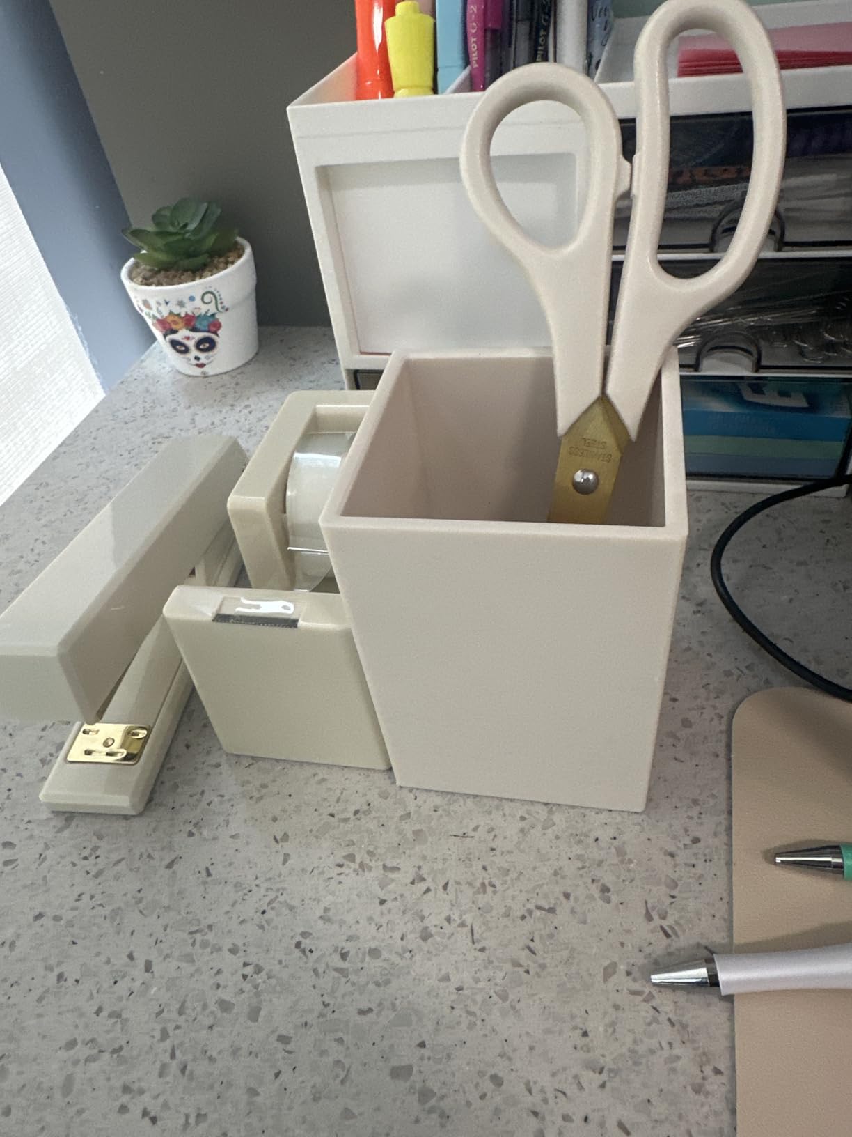 Aesthetic Desk Accessories Set for Women - A Complete Office Organizer Set customer photo 2