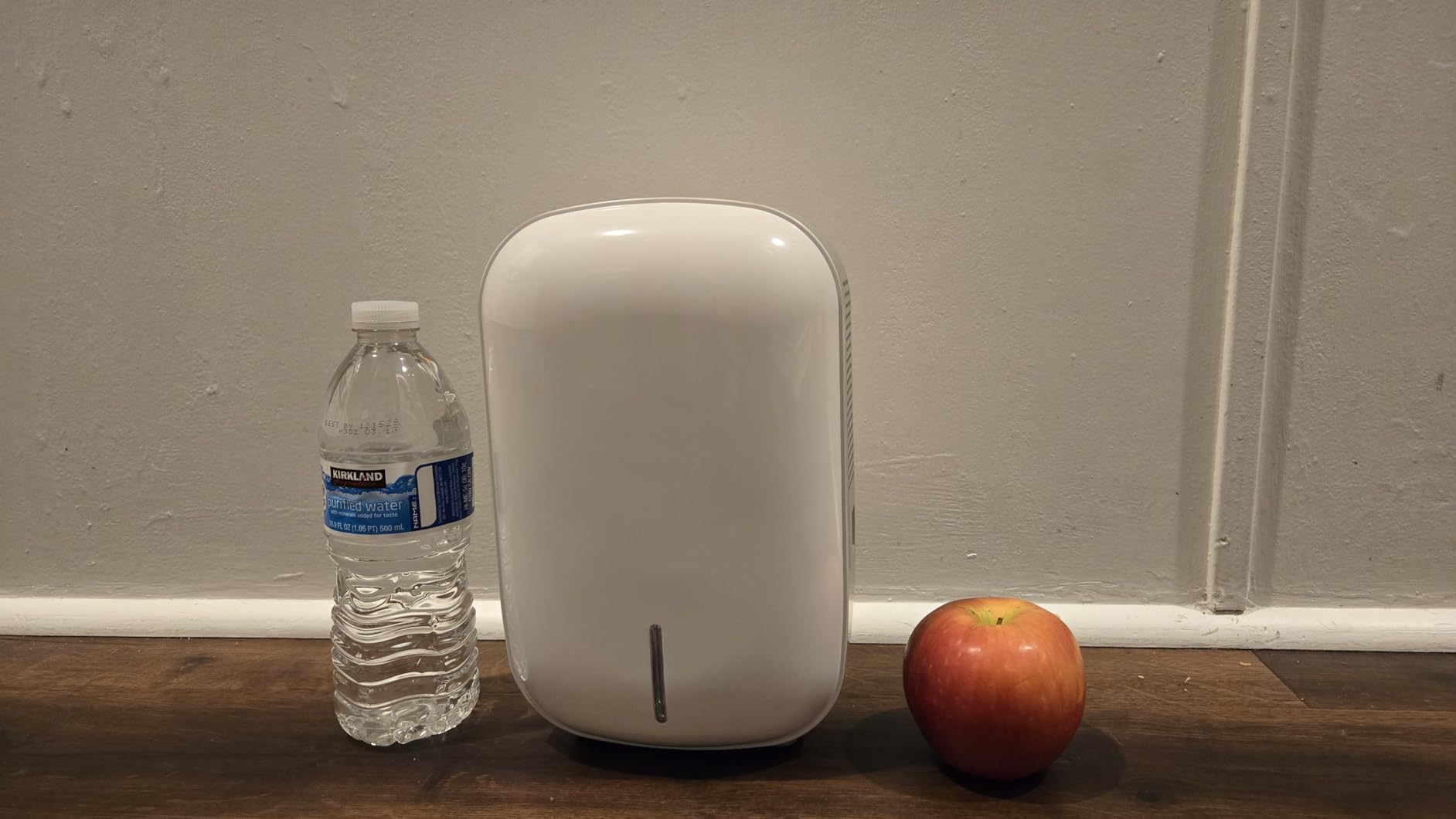 Mini Dehumidifier for Small Bathroom. Quiet. Auto Shut-OFF. Power Off Memory. Electric Dehumidifier for Small Space. Good for Bathroom Basement Bedroom Closet Safe Pantry RV Camper Yacht customer photo 1