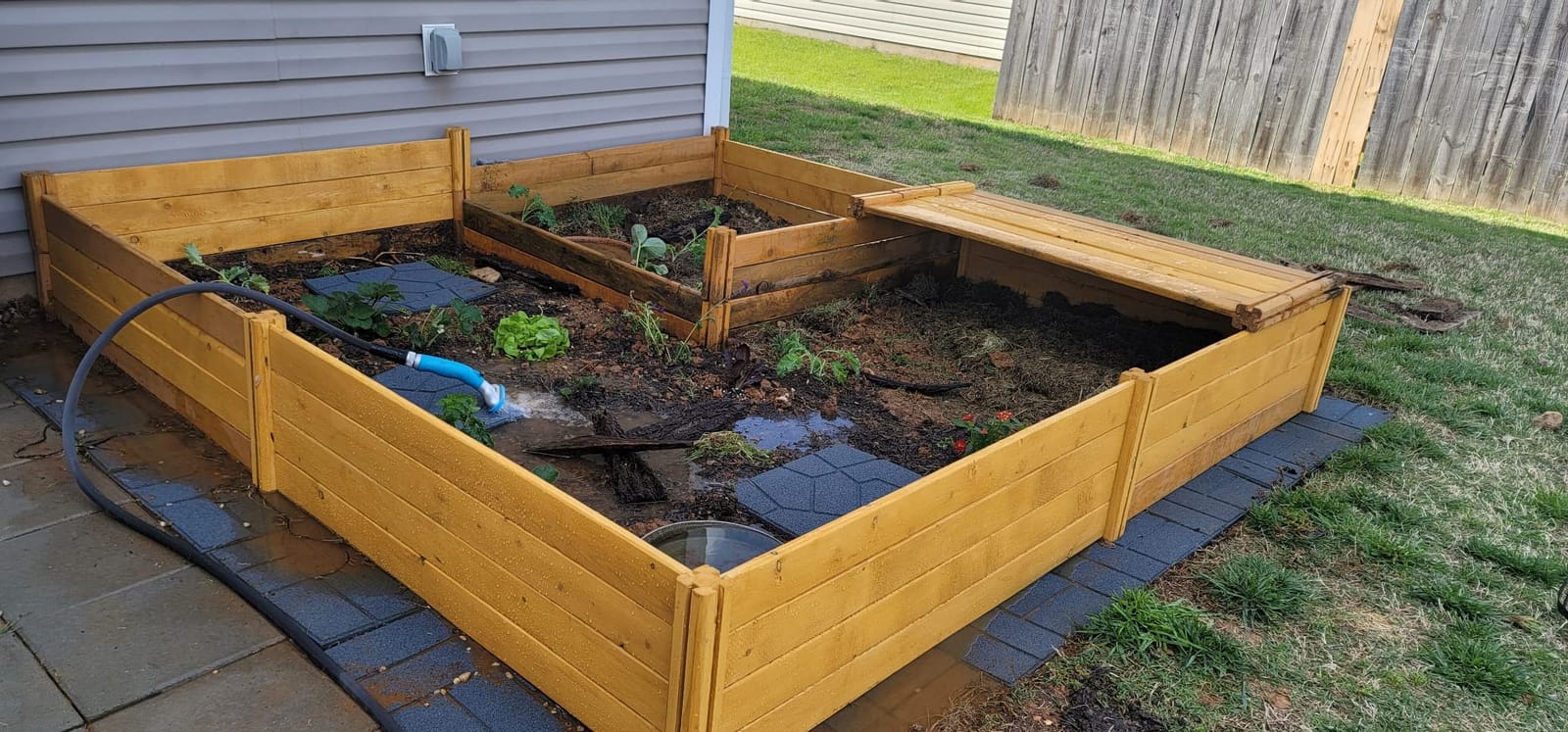 Greenes Fence Premium Cedar Raised Garden Bed, 4' x 4' x 10.5