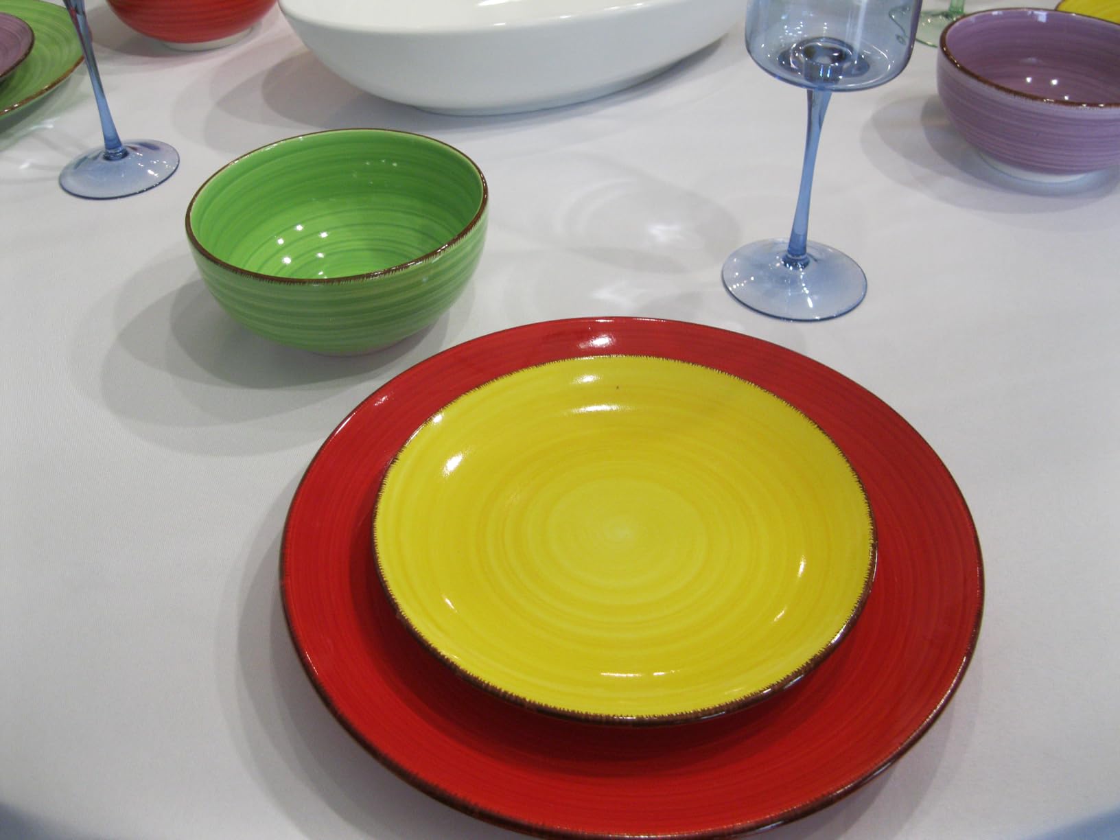 vancasso Bonita Stoneware Dinnerware Sets, 24 Pieces Dishes Set for 6 customer photo 1