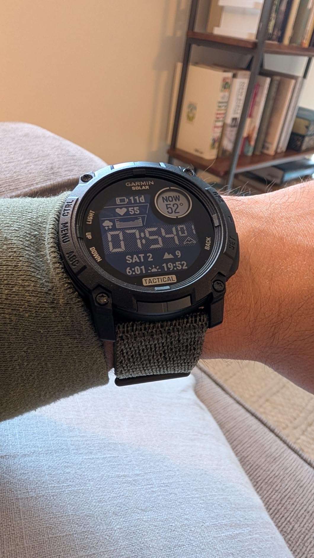 Garmin Instinct® 3 Tactical, Solar, 45mm, Black customer photo 2