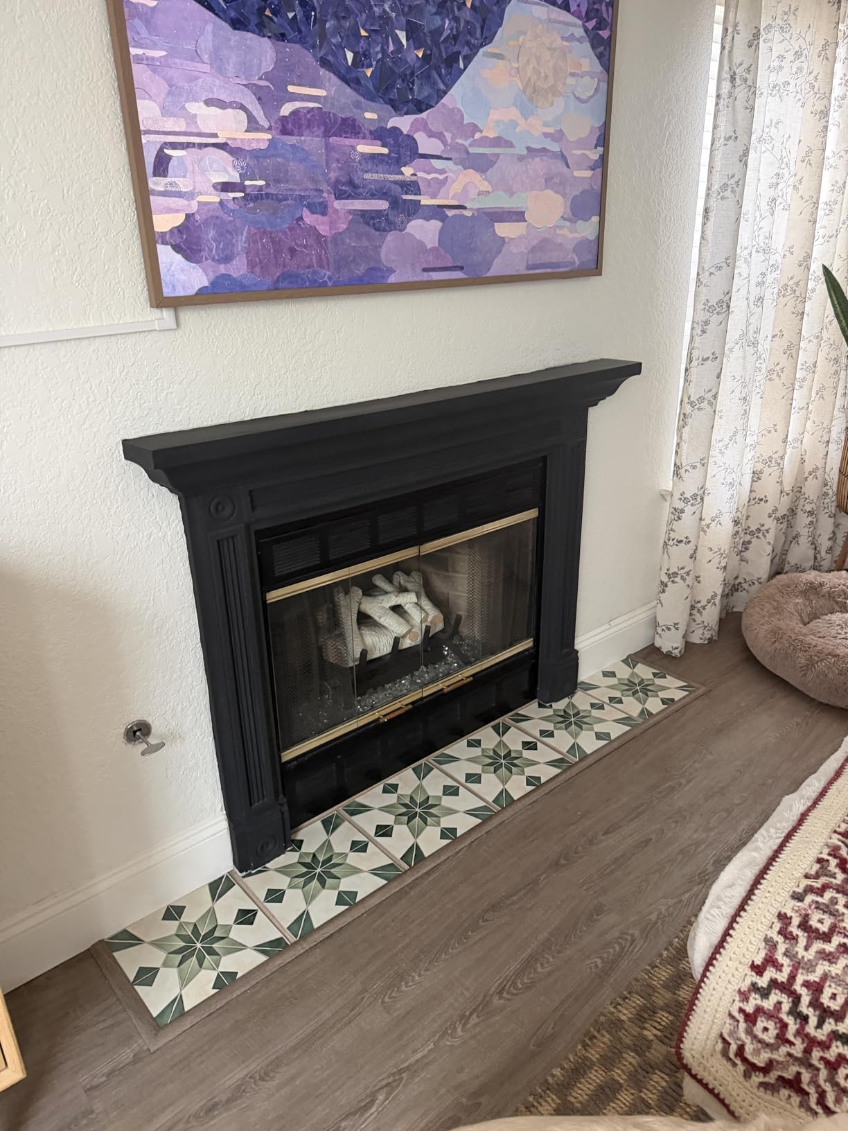 HOMETITUTE Terrazzo Stone Look Floor 12in Vinyl Tile customer photo 1