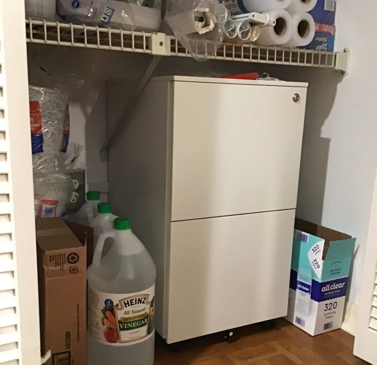 DEVAISE 3 Drawer Mobile File Cabinet, Fully Assembled Except Casters customer photo 2