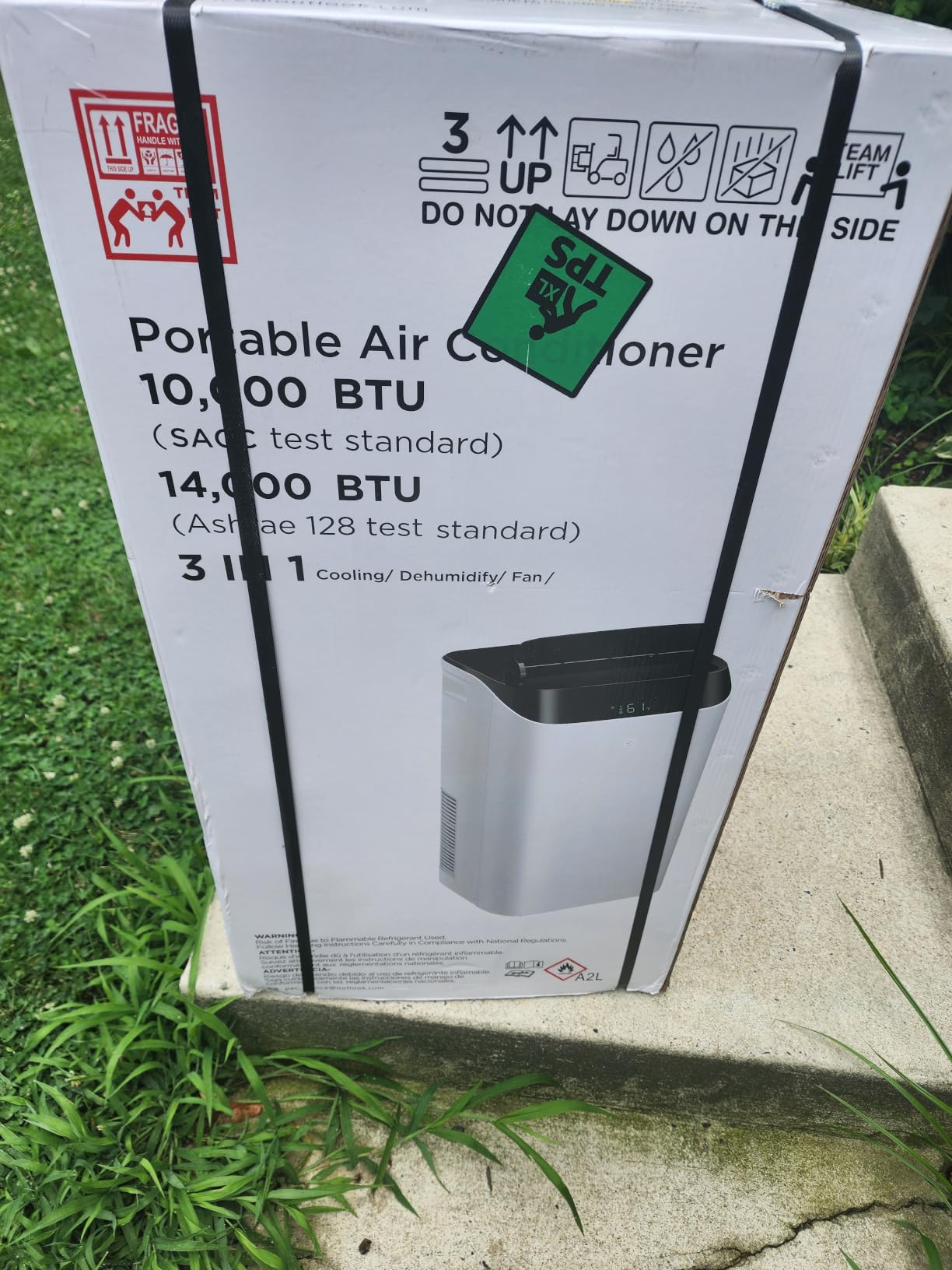 14000 BTU Portable Air Conditioners, Cooling,Fan,Dehumidification,Sleep Mode for Large Rooms up to 700 Sq.Ft, AC Unit with Remote Control, 24H Timer, Installation Kits Included customer photo 2