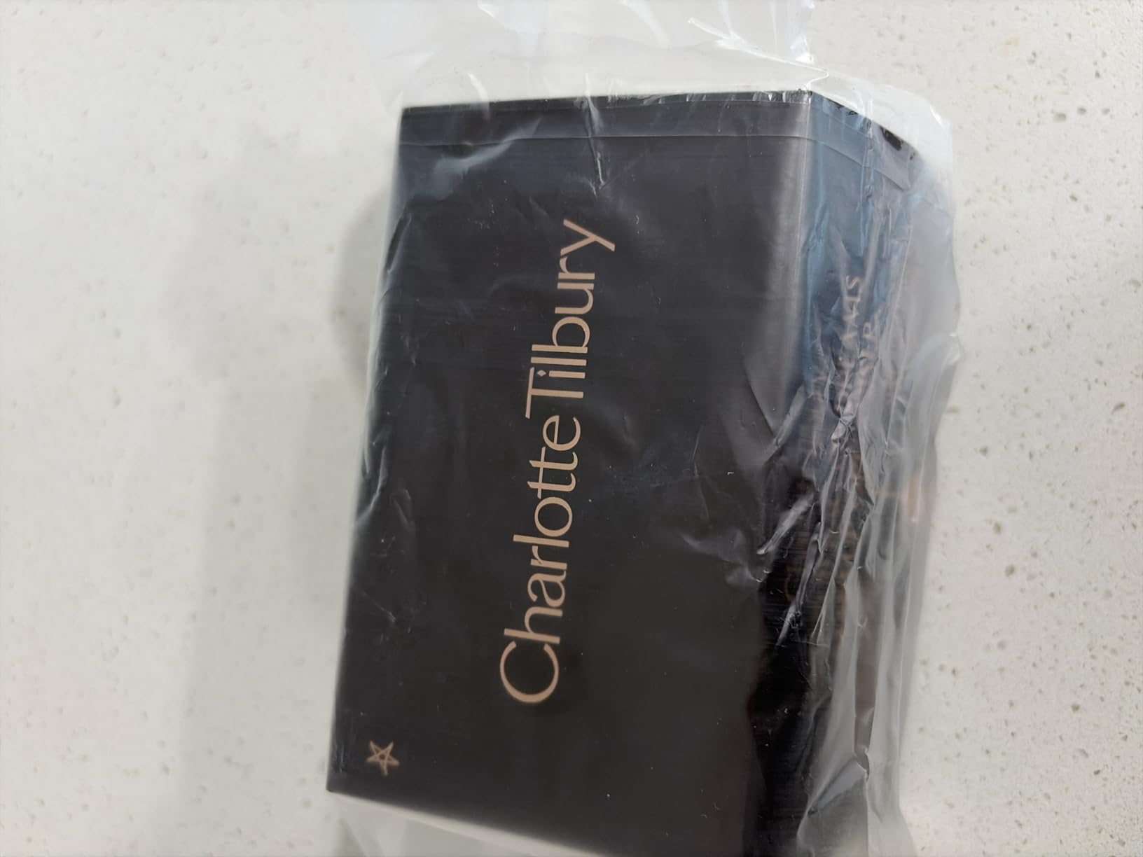 Charlotte Tilbury Travel Makeup Bag of My Dreams - Quilted Velvet Skincare, Fragrance & Cosmetic Organizer with 5 Compartments, Zip Pocket & Top Handle - Iconic Night Crimson Toiletry Bag customer photo 1
