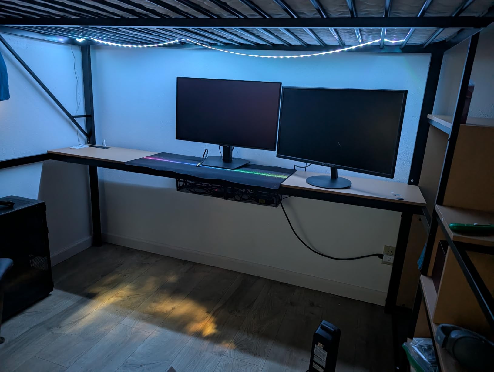 Cable Management, 25.3'' Under Desk Cable Management Tray No Drill customer photo 1