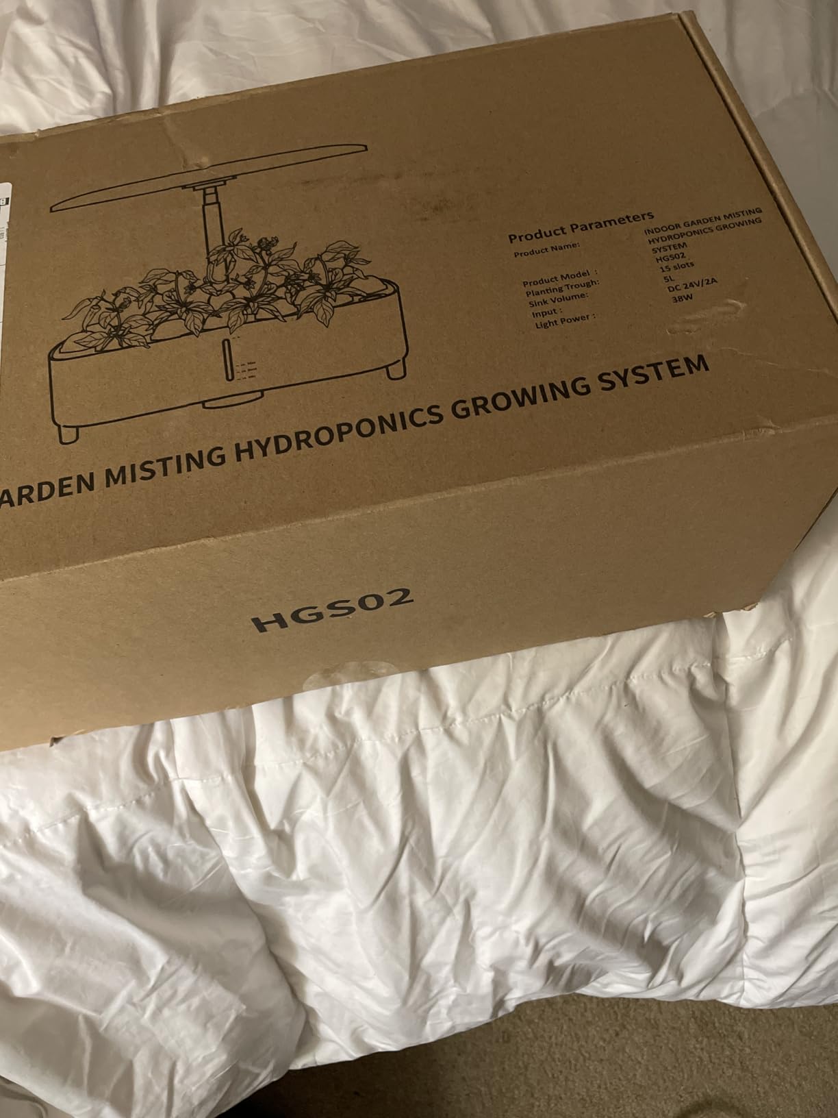 NEEWER Basics Silent Aeroponics Growing System Kit, Hydroponics with Atomization Tech LED Grow Light 3 Modes 15 Seed Pods Timer LCD, Indoor Gardening Plant Food Vegetable Herb Garden Planter, HGS02 customer photo 1
