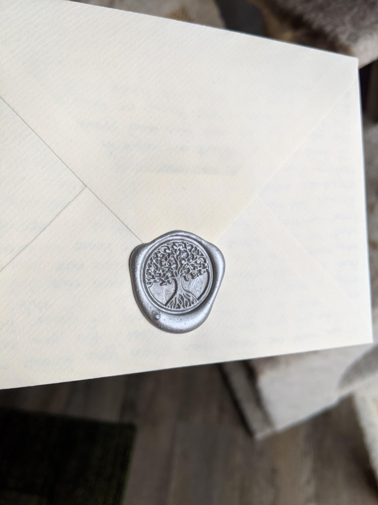 Yoption Wildflower Wax Seal Stamp Kit with Sealing Wax Sticks customer photo 1
