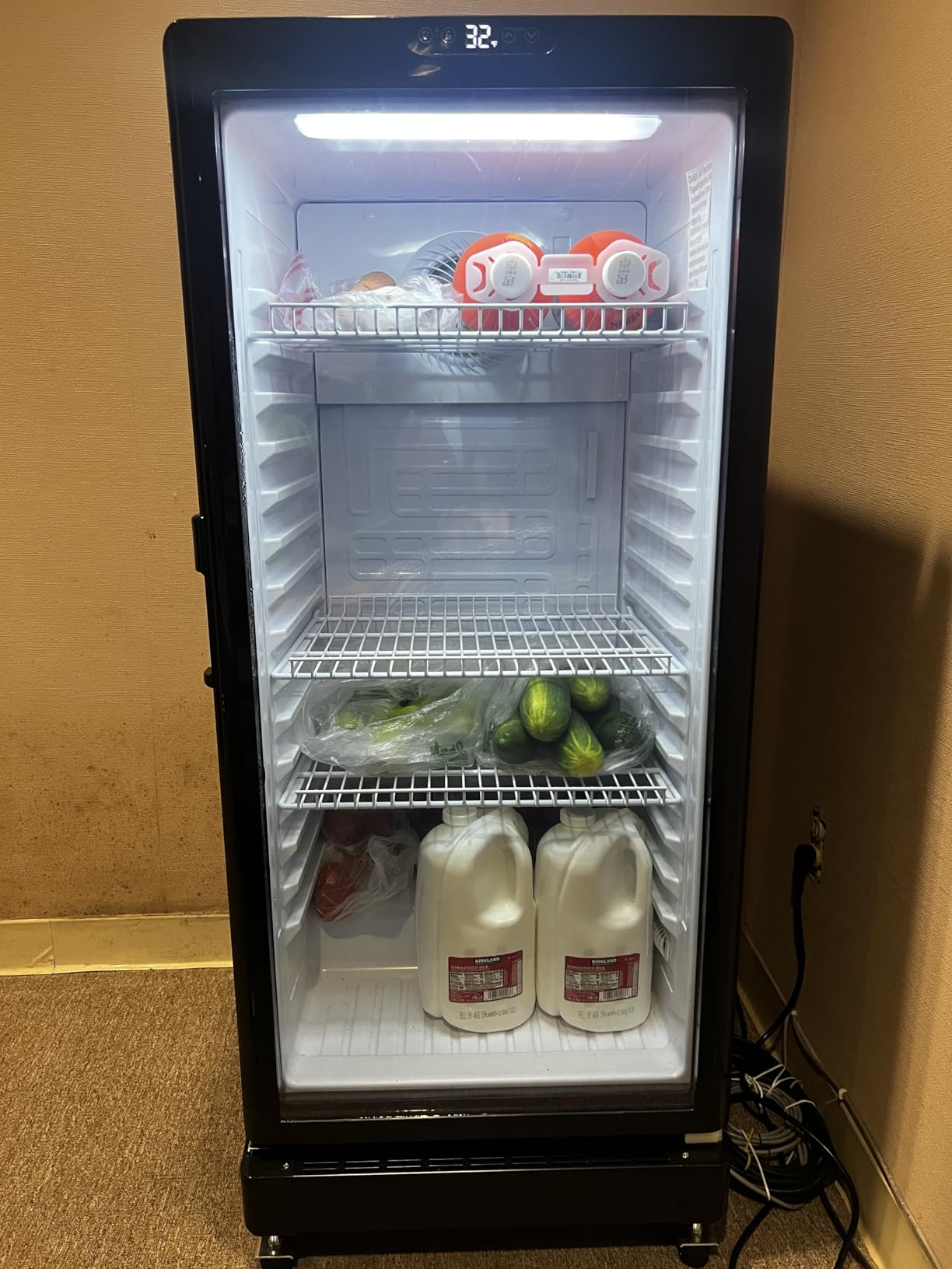 8.5 Cu.Ft Commercial Display Fridge with Glass Door customer photo 2
