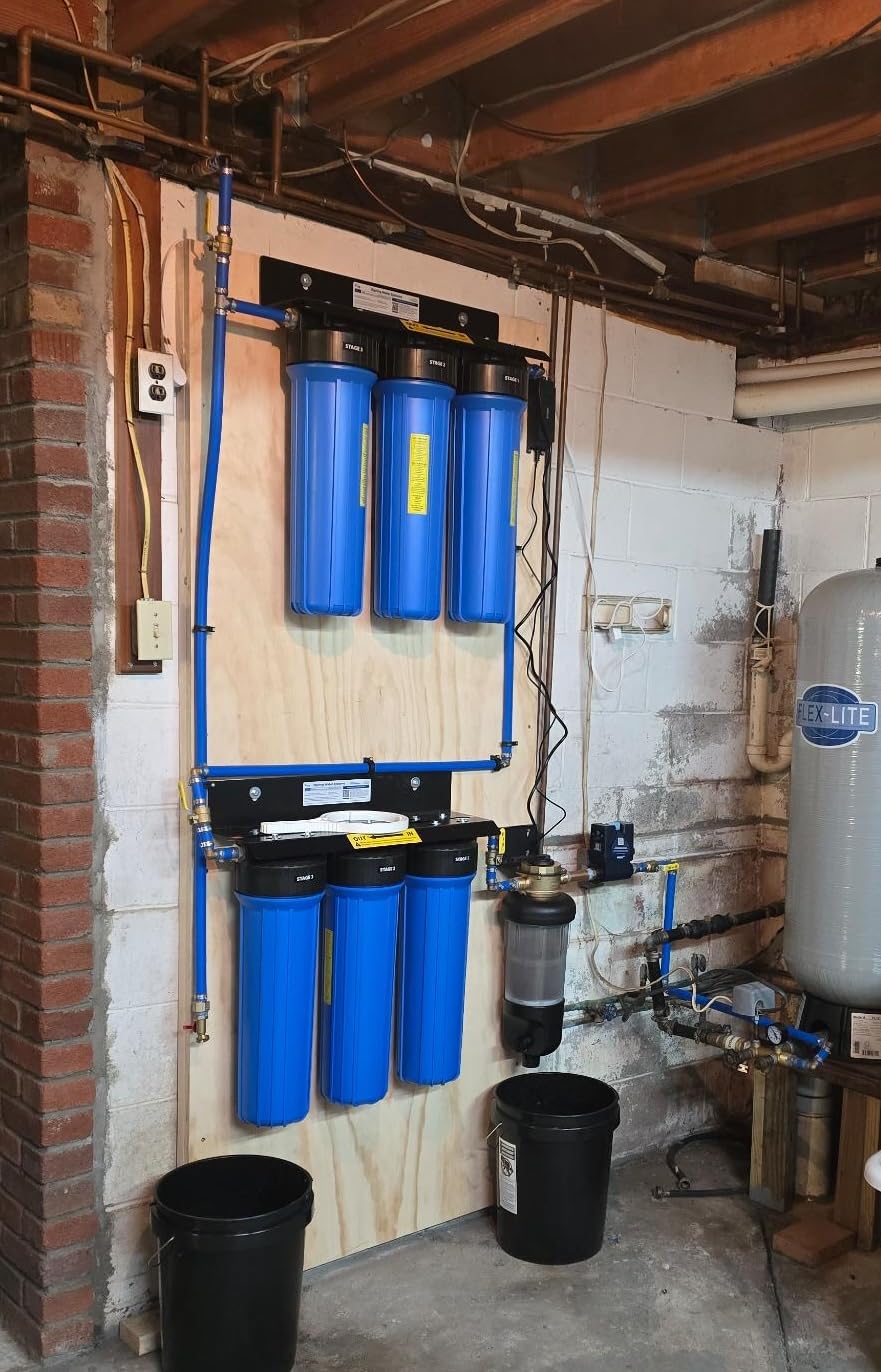 iSpring Ultimate PFAS Protection Whole House Water Filter System | SGS-Tested, Reduces Scale, Corrosion, PFAS, Lead, Mercury, Chlorine, Up to 250K Gallons, 1